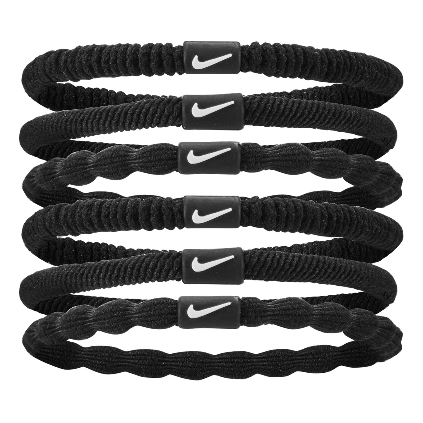 Nike Flex Hårband 6-pack-Svart,Vit Nike Flex Hårband 6-pack-Svart,Vit