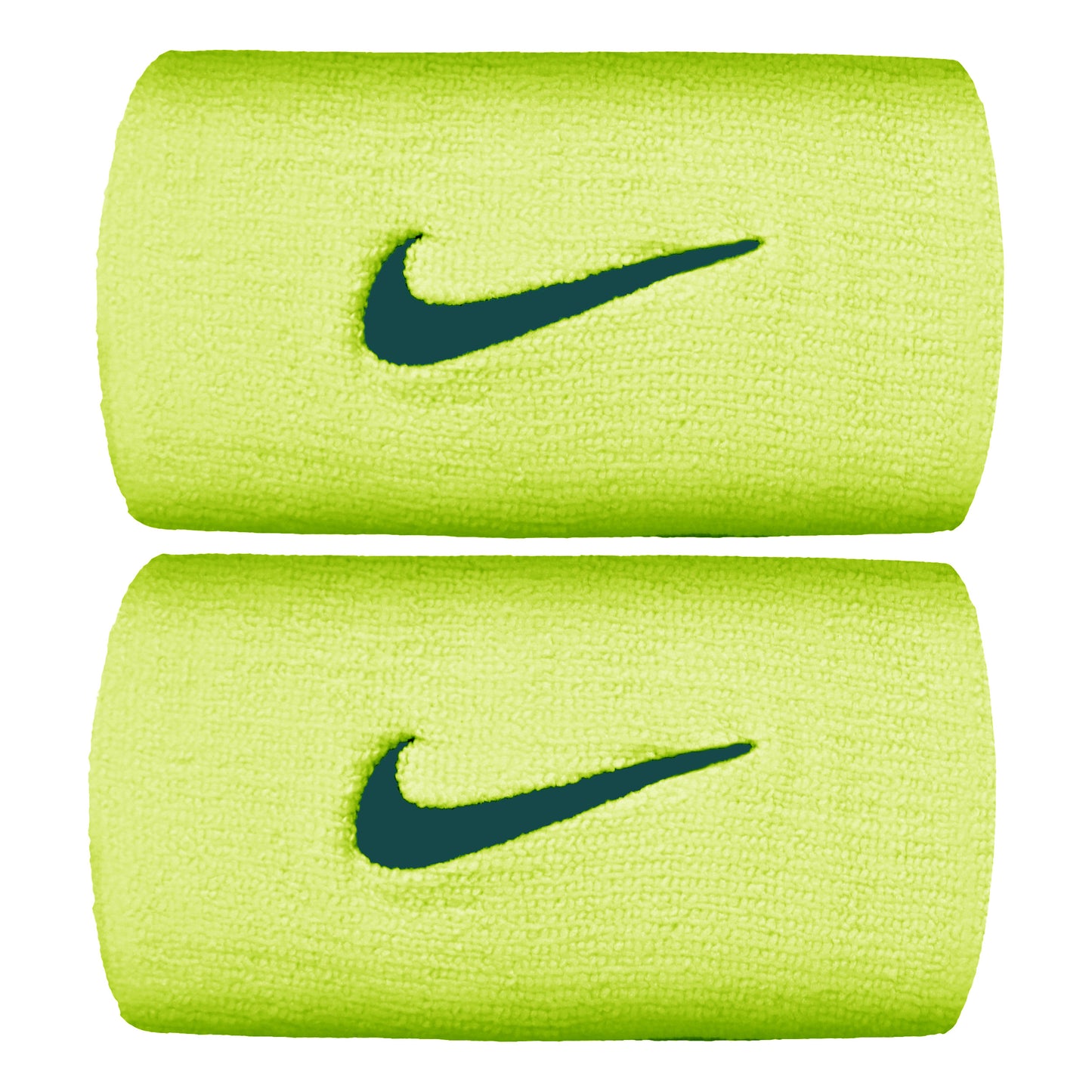 Nike Premier DW Svettband 2-pack lång - neongul Nike Premier DW Svettband 2-pack lång - neongul