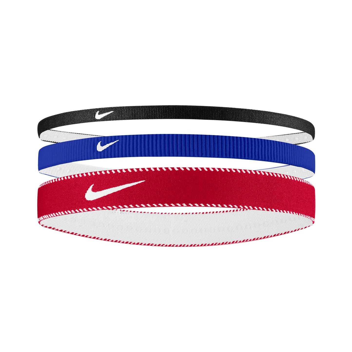 Nike Nike Flex Classic Mixed Hårband 3-pack-Blå,Röd Nike Nike Flex Classic Mixed Hårband 3-pack-Blå,Röd