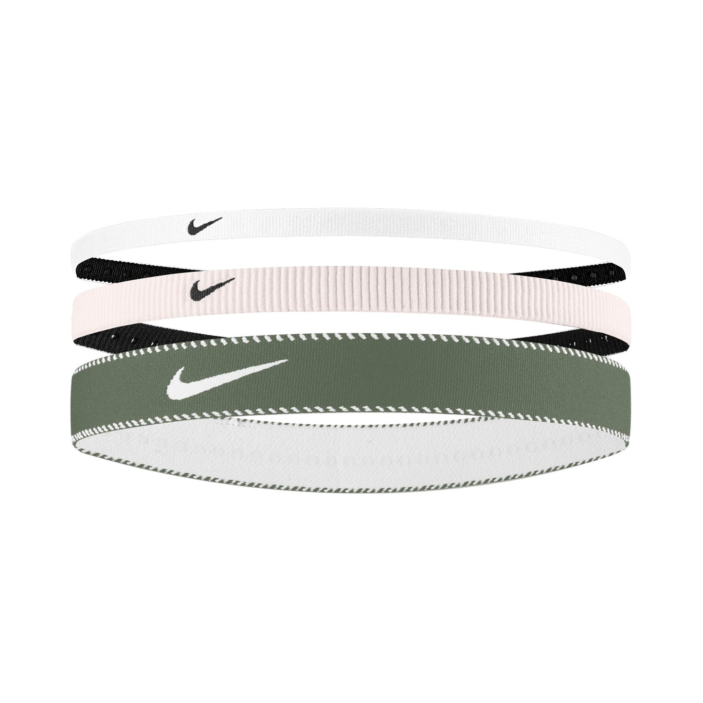 Nike Nike Flex Classic Mixed Hårband 3-pack-Pink,Vit Nike Nike Flex Classic Mixed Hårband 3-pack-Pink,Vit