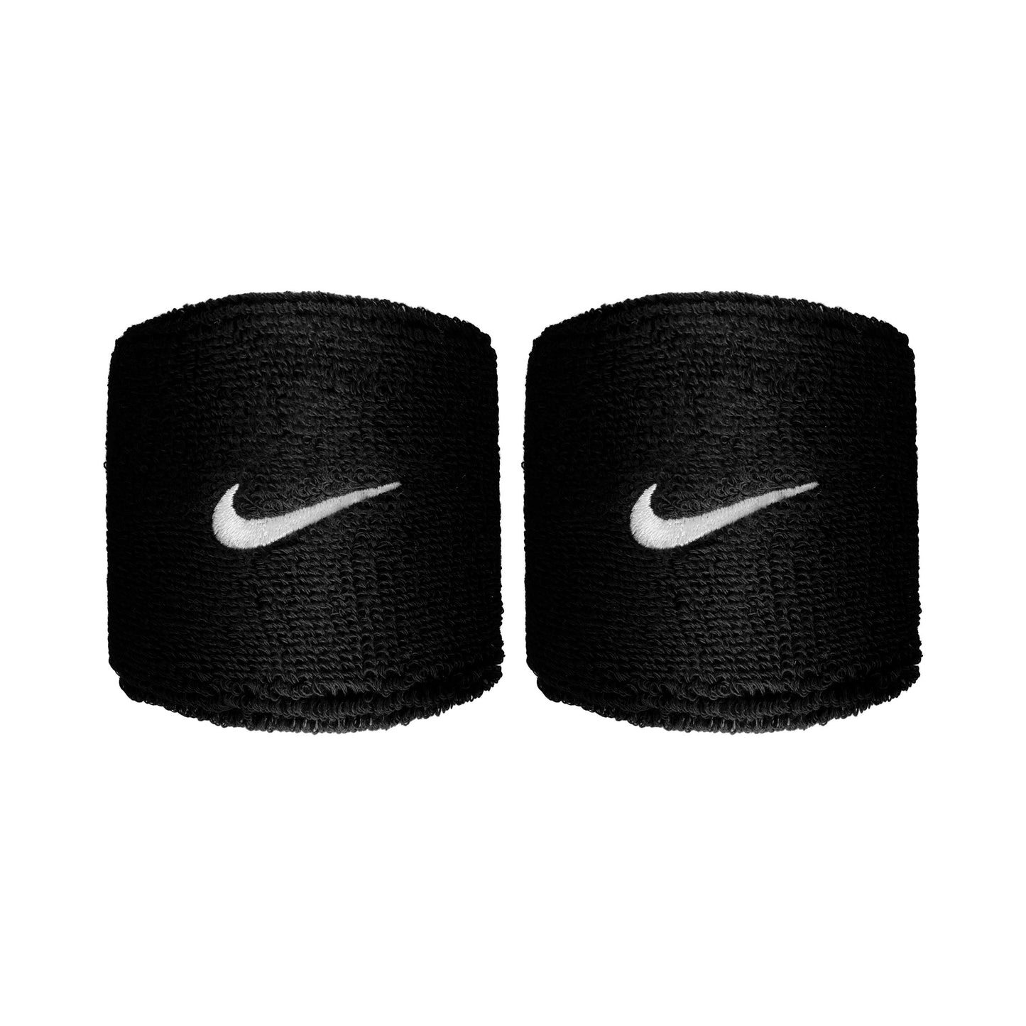 Nike Swoosh Classic Svettband kort - svart, vit Nike Swoosh Classic Svettband kort - svart, vit