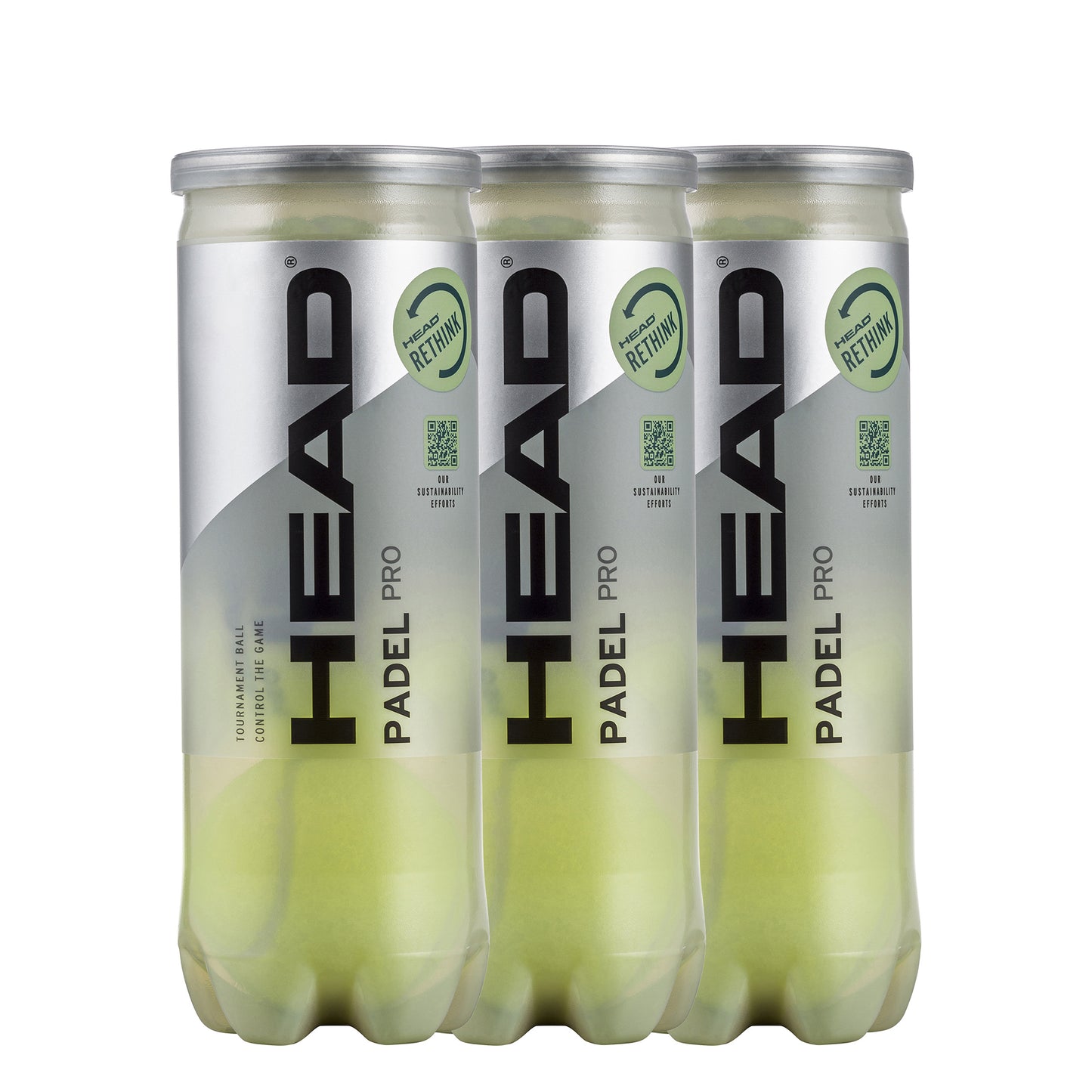 HEAD 3x 3-pack rör Padel Pro HEAD 3x 3-pack rör Padel Pro