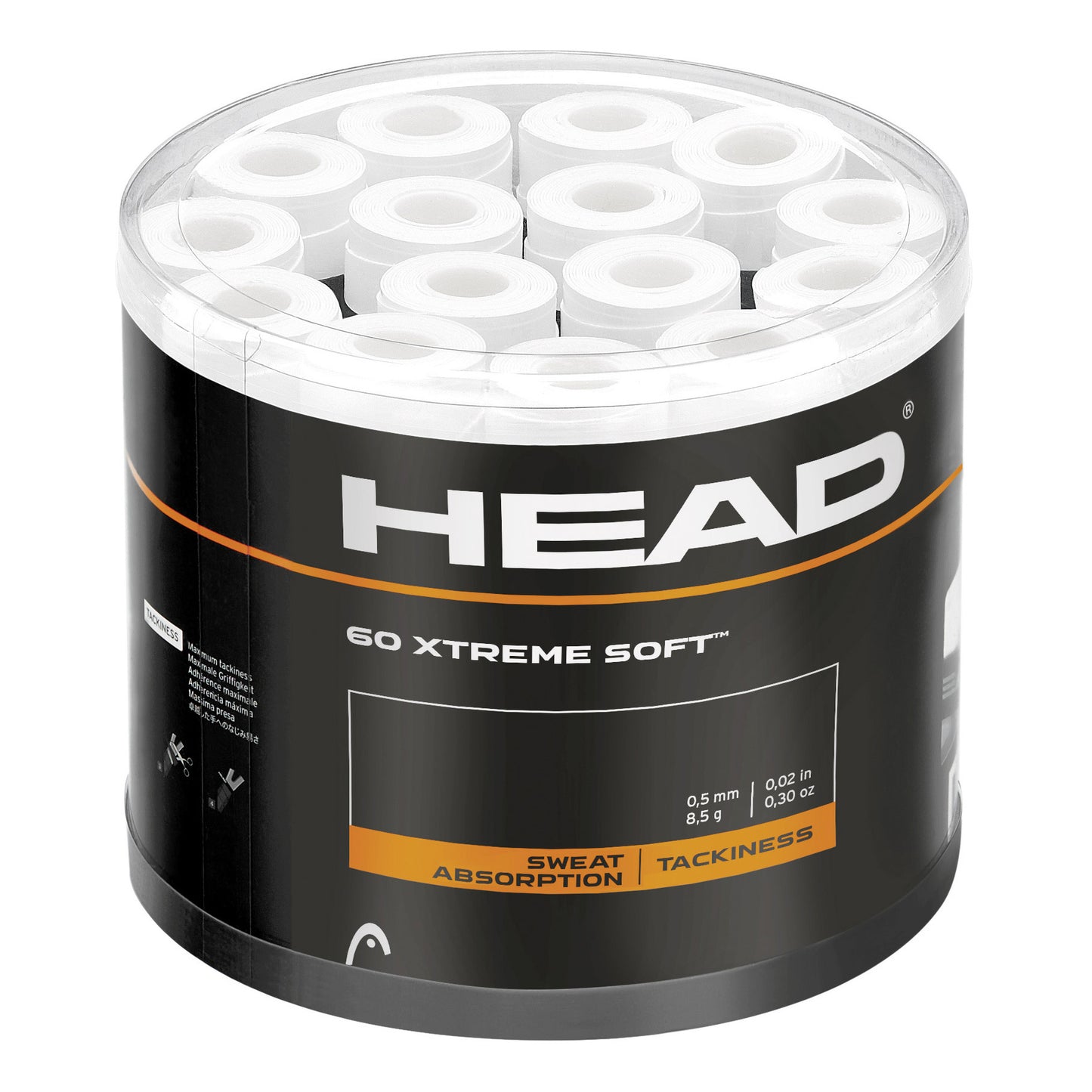 HEAD Xtreme Soft 60-pack - vit HEAD Xtreme Soft 60-pack - vit