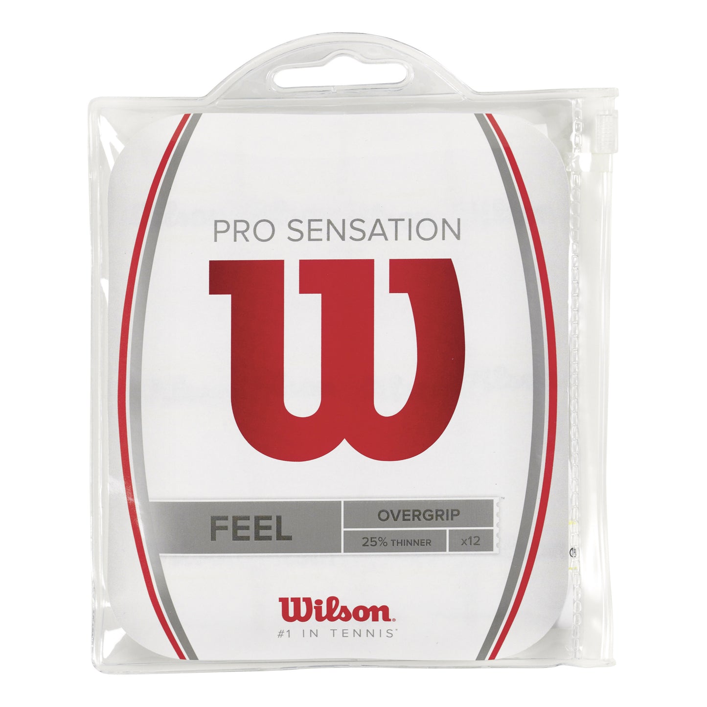 Wilson Pro Overgrip Sensation 12-pack-Vit Wilson Pro Overgrip Sensation 12-pack-Vit