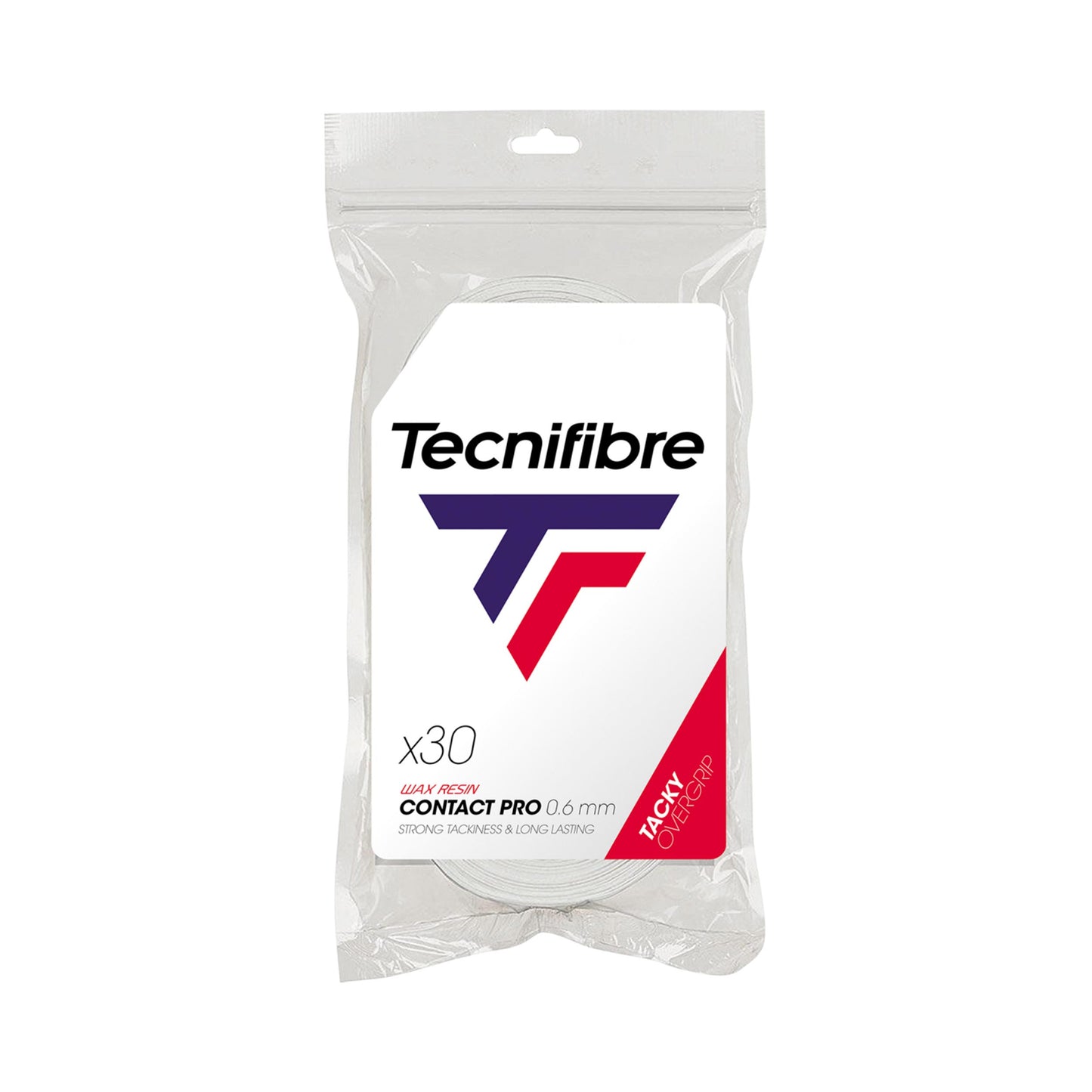 Tecnifibre Player Pro Feel 30-pack - vit Tecnifibre Player Pro Feel 30-pack - vit