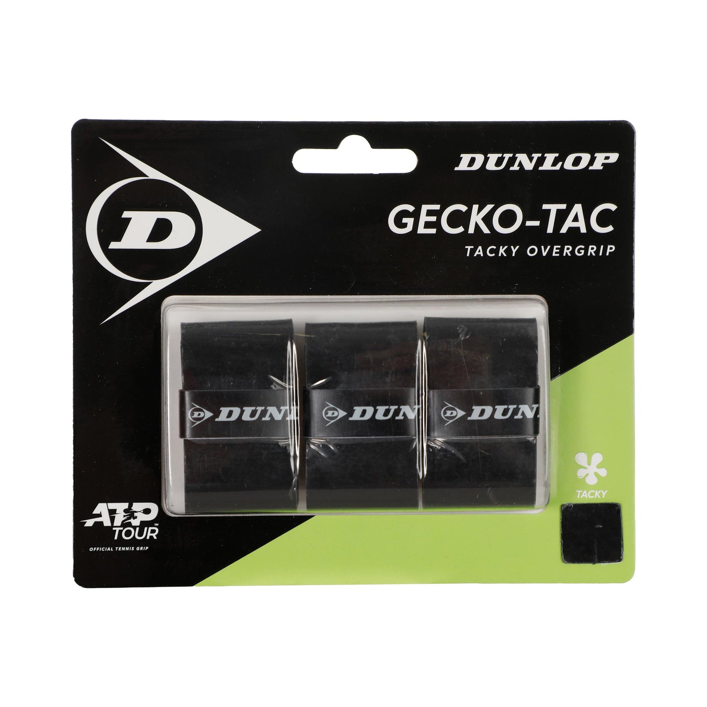 Dunlop Gecko-Tac 3-pack - svart Dunlop Gecko-Tac 3-pack - svart