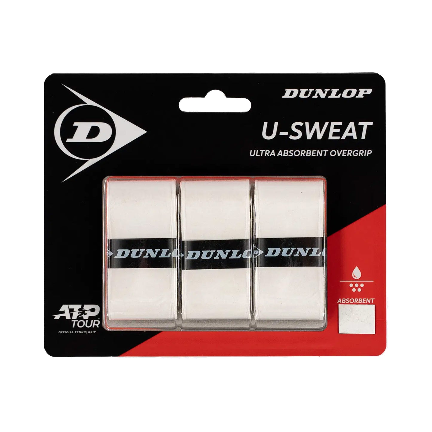 Dunlop U-Sweat 3-pack - vit Dunlop U-Sweat 3-pack - vit