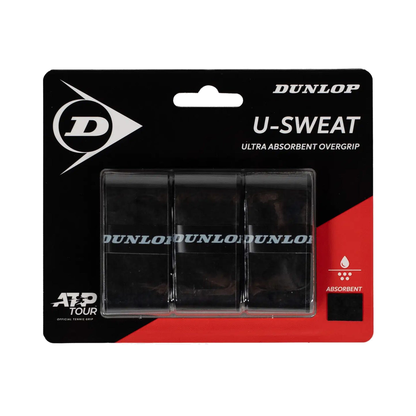 Dunlop U-Sweat 3-pack - svart Dunlop U-Sweat 3-pack - svart