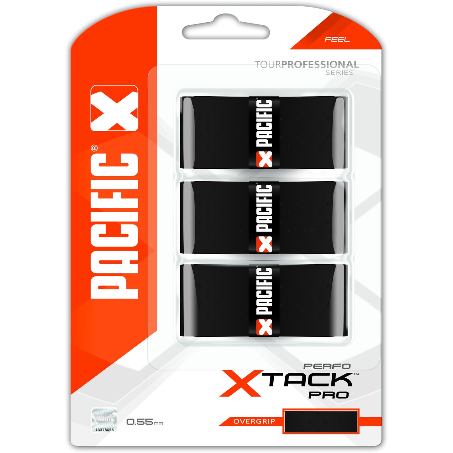 Pacific X Tack Pro Perfo 3-pack-Svart Pacific X Tack Pro Perfo 3-pack-Svart