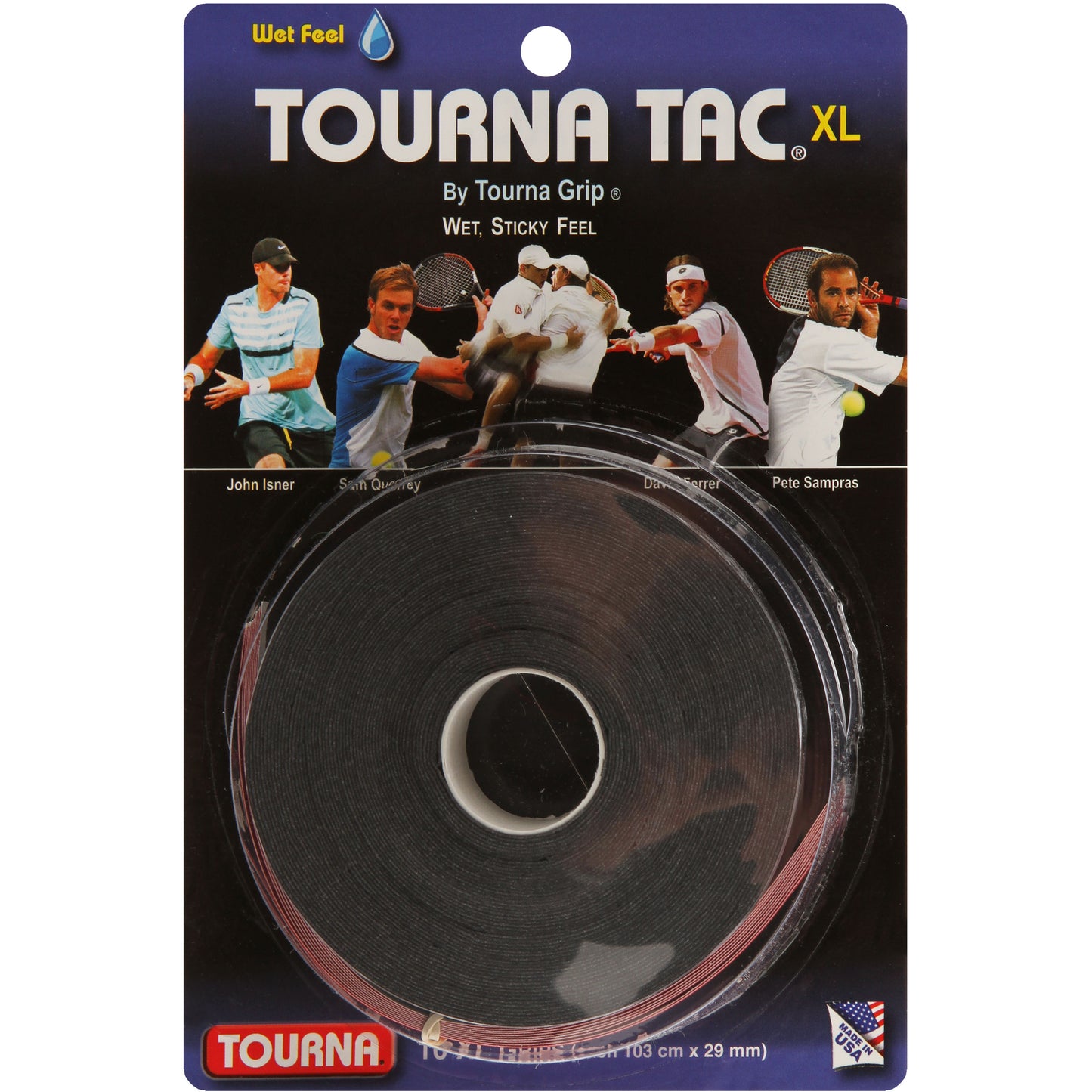 Tourna Tac 10-pack-Svart Tourna Tac 10-pack-Svart