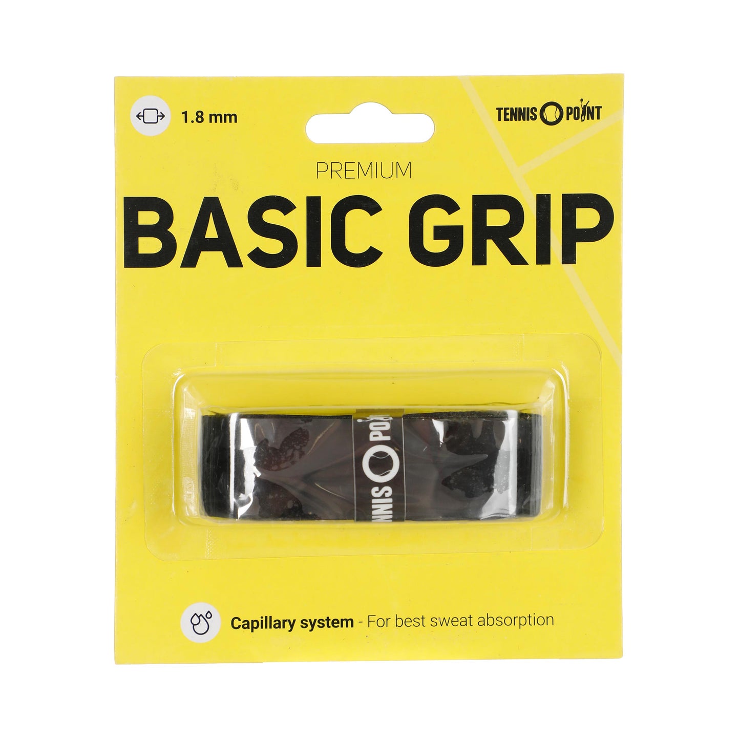 Tennis-Point Premium Grip Enpack-Svart Tennis-Point Premium Grip Enpack-Svart