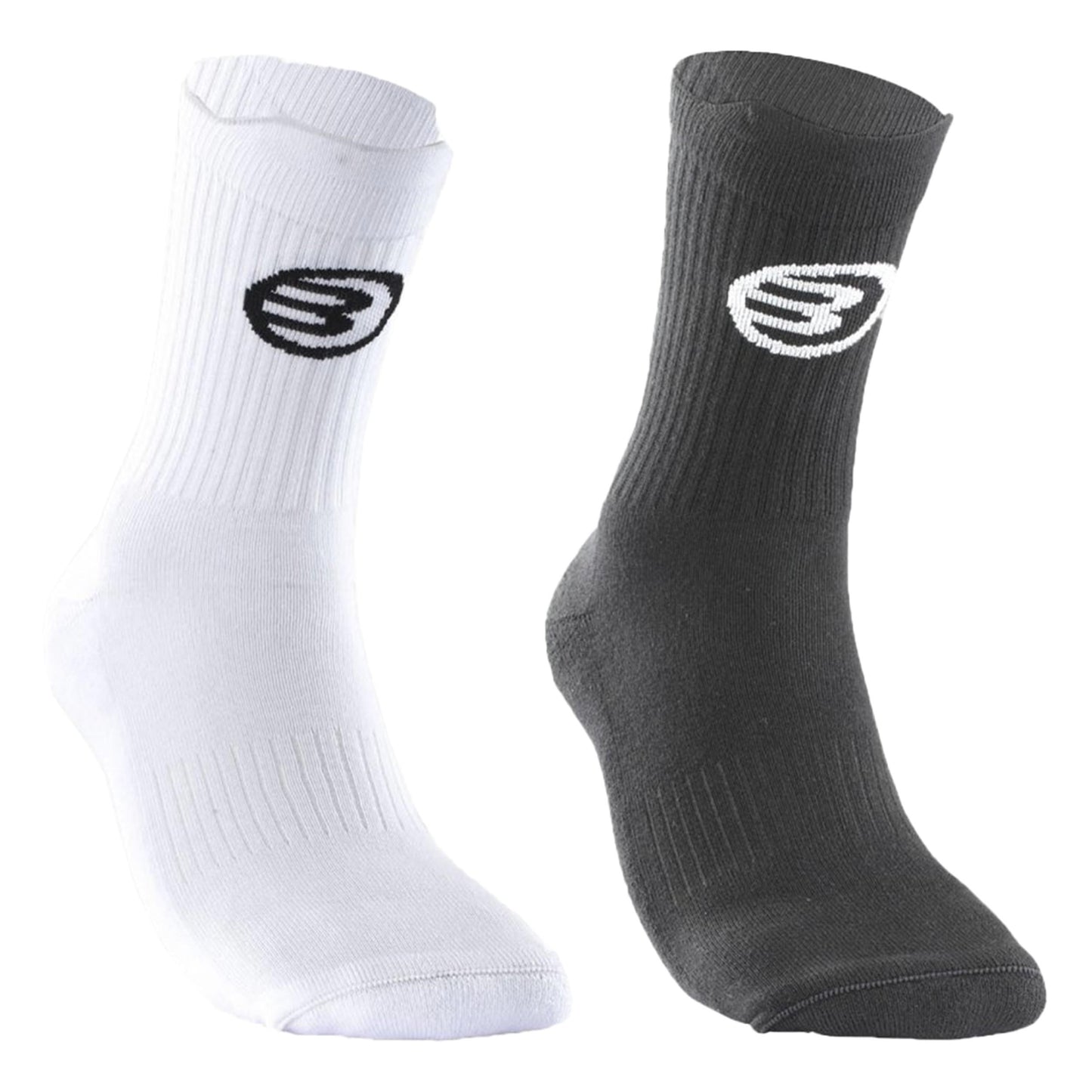 Bullpadel Bp253 (Pack 2) Sportstrumpor Unisex - svart, vit Bullpadel Bp253 (Pack 2) Sportstrumpor Unisex - svart, vit