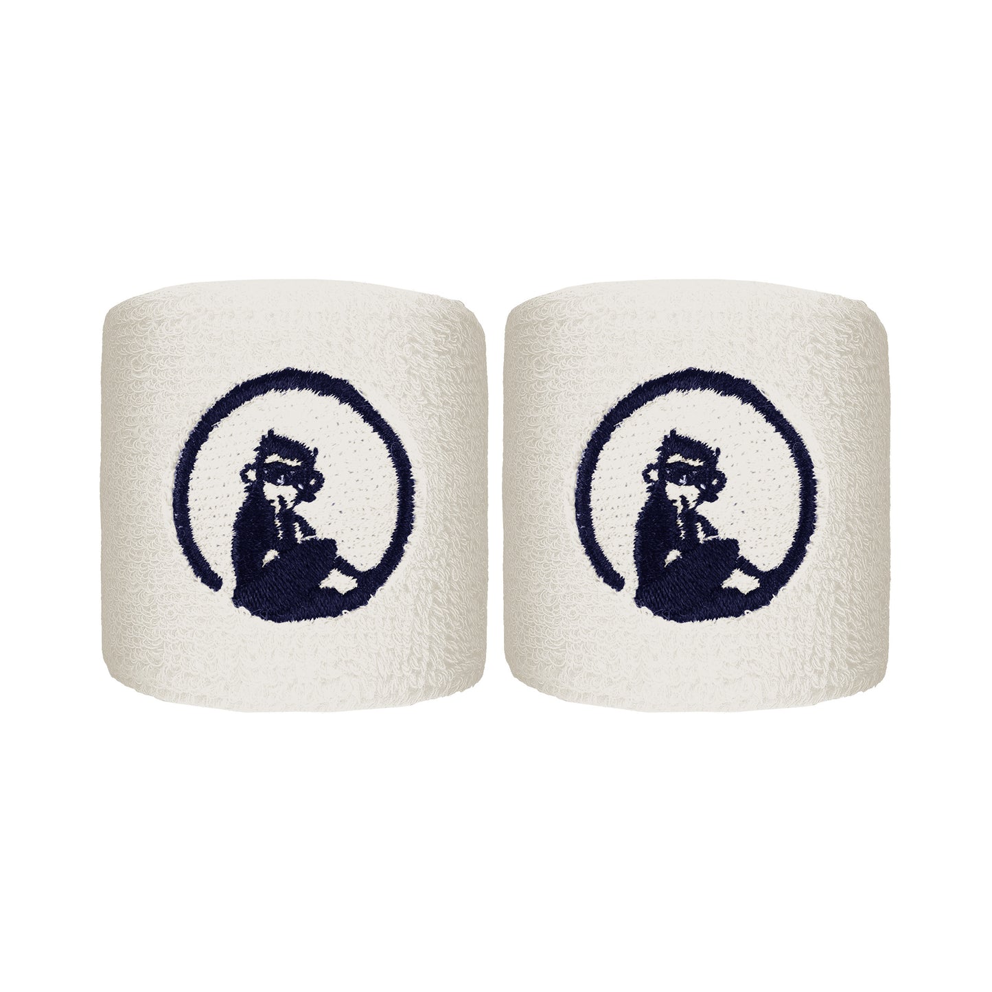 Quiet Please Svettband 2-pack kort - creme Quiet Please Svettband 2-pack kort - creme