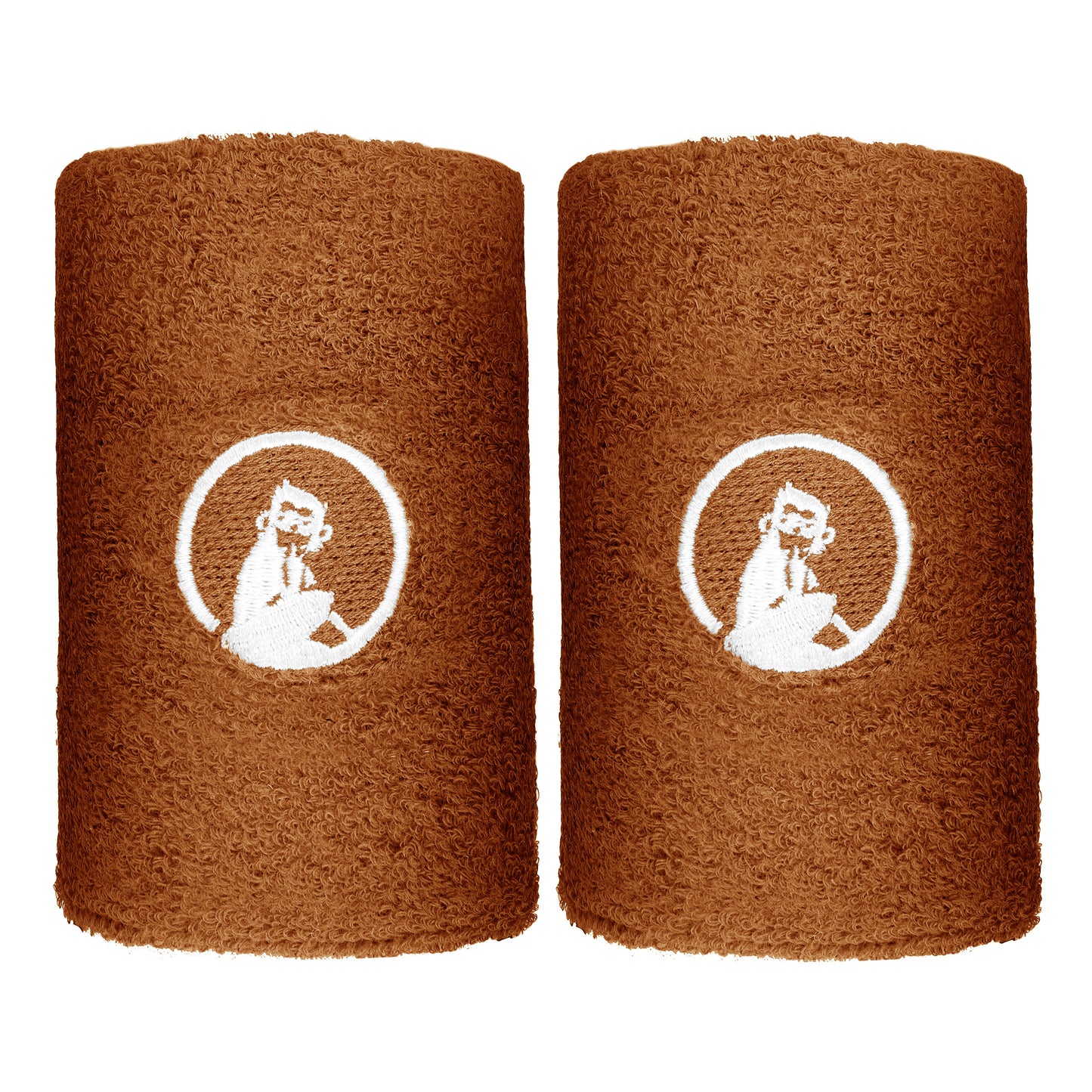 Quiet Please Svettband 2-pack lång - brun Quiet Please Svettband 2-pack lång - brun