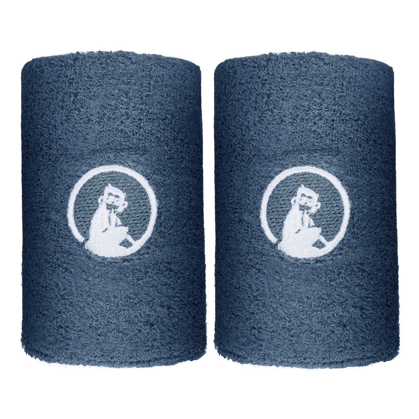 Quiet Please Svettband 2-pack lång - blå Quiet Please Svettband 2-pack lång - blå
