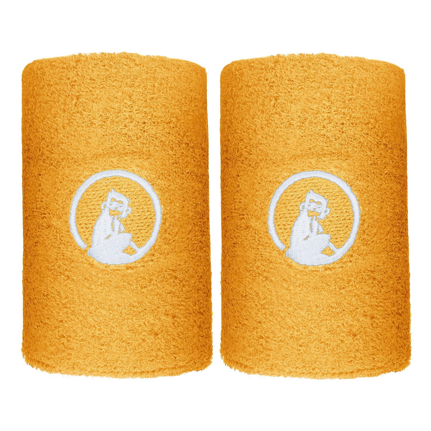 Quiet Please Svettband 2-pack lång - orange Quiet Please Svettband 2-pack lång - orange