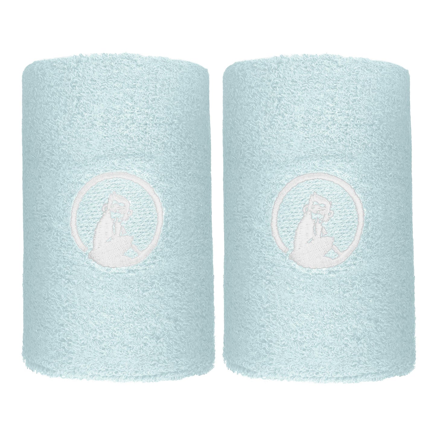Quiet Please Memories Faded Memories Svettband 2-pack Unisex - ljusblå, vit Quiet Please Memories Faded Memories Svettband 2-pack Unisex - ljusblå, vit