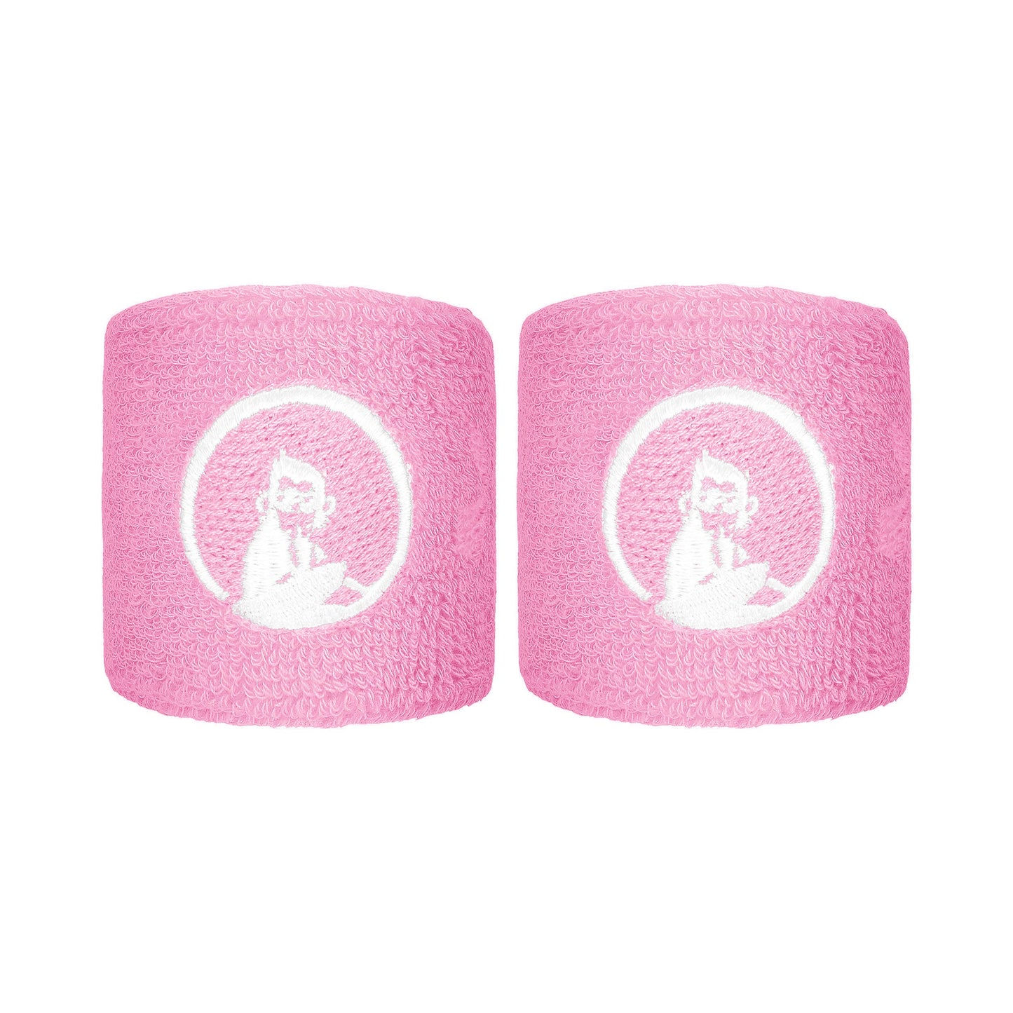Quiet Please Memories Faded Memories Svettband 2-pack Unisex - rosa, rosa Quiet Please Memories Faded Memories Svettband 2-pack Unisex - rosa, rosa
