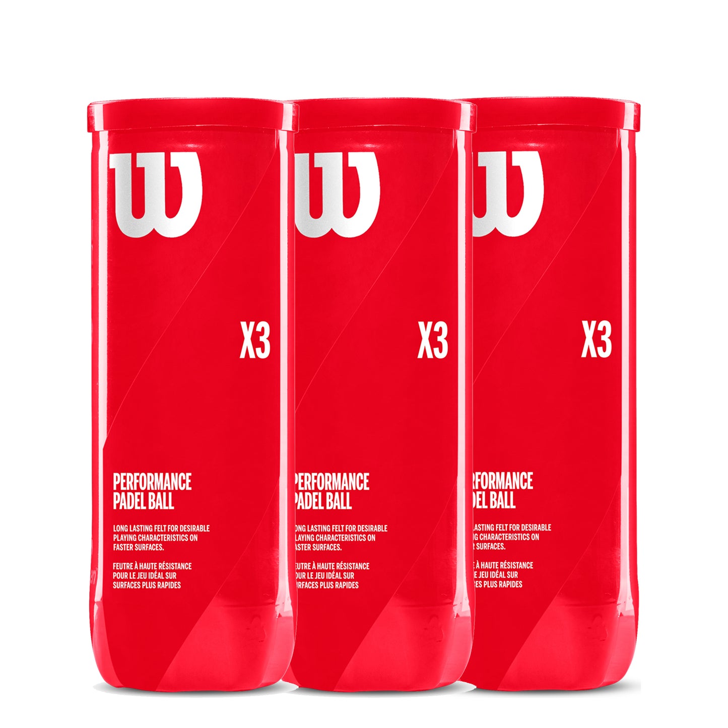Wilson 3x 3-pack rör Padel X3 Ball Wilson 3x 3-pack rör Padel X3 Ball