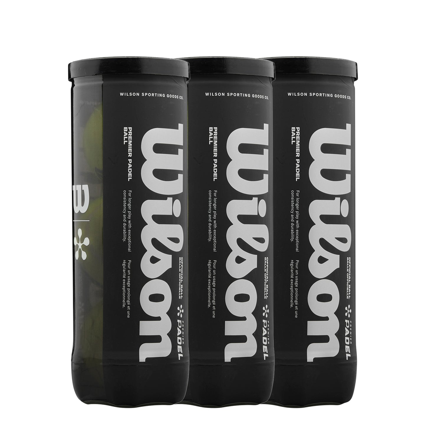 Wilson 3x 3-pack rör Premier Padel X3 Wilson 3x 3-pack rör Premier Padel X3