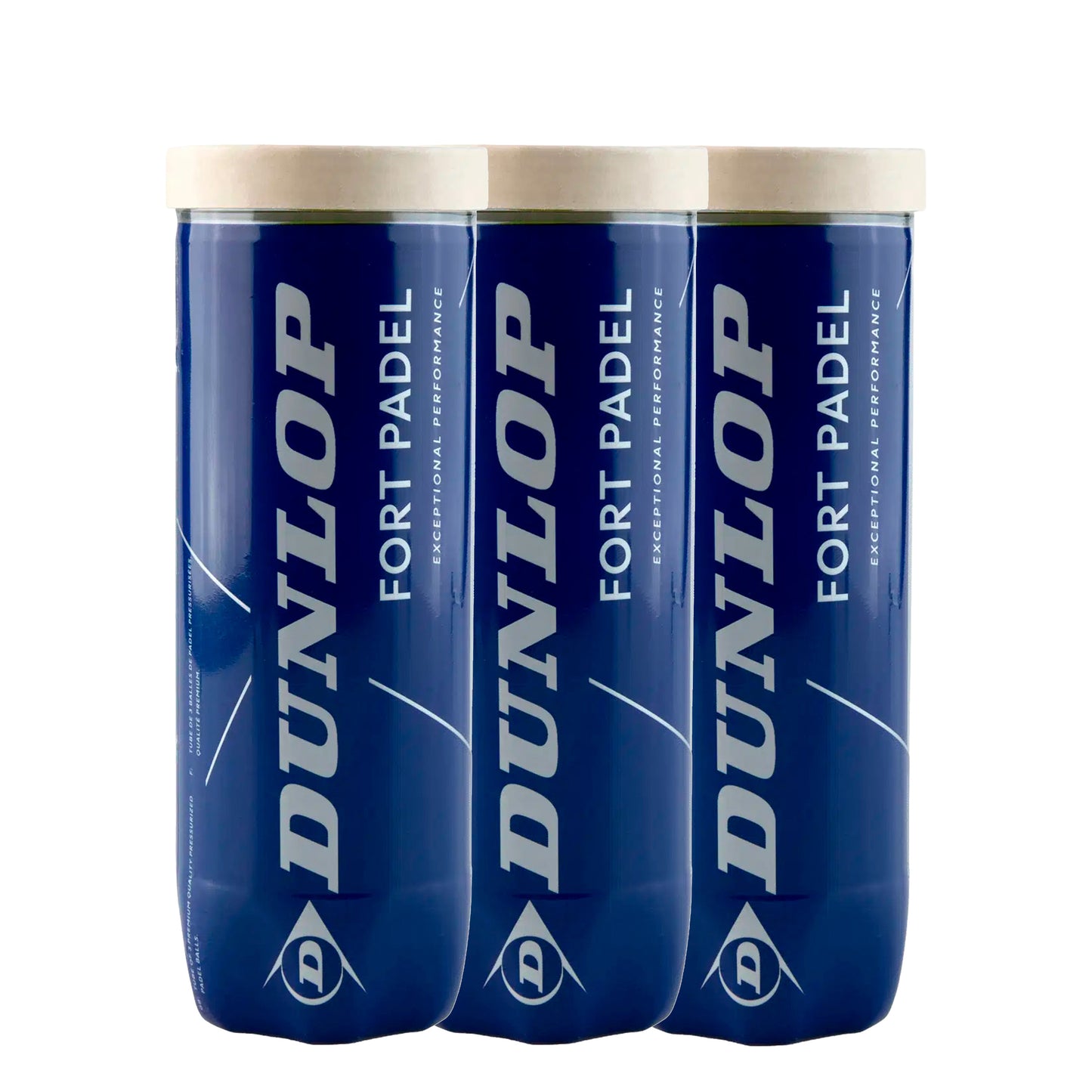 Dunlop 3x 3-pack rör Fort Padel Dunlop 3x 3-pack rör Fort Padel