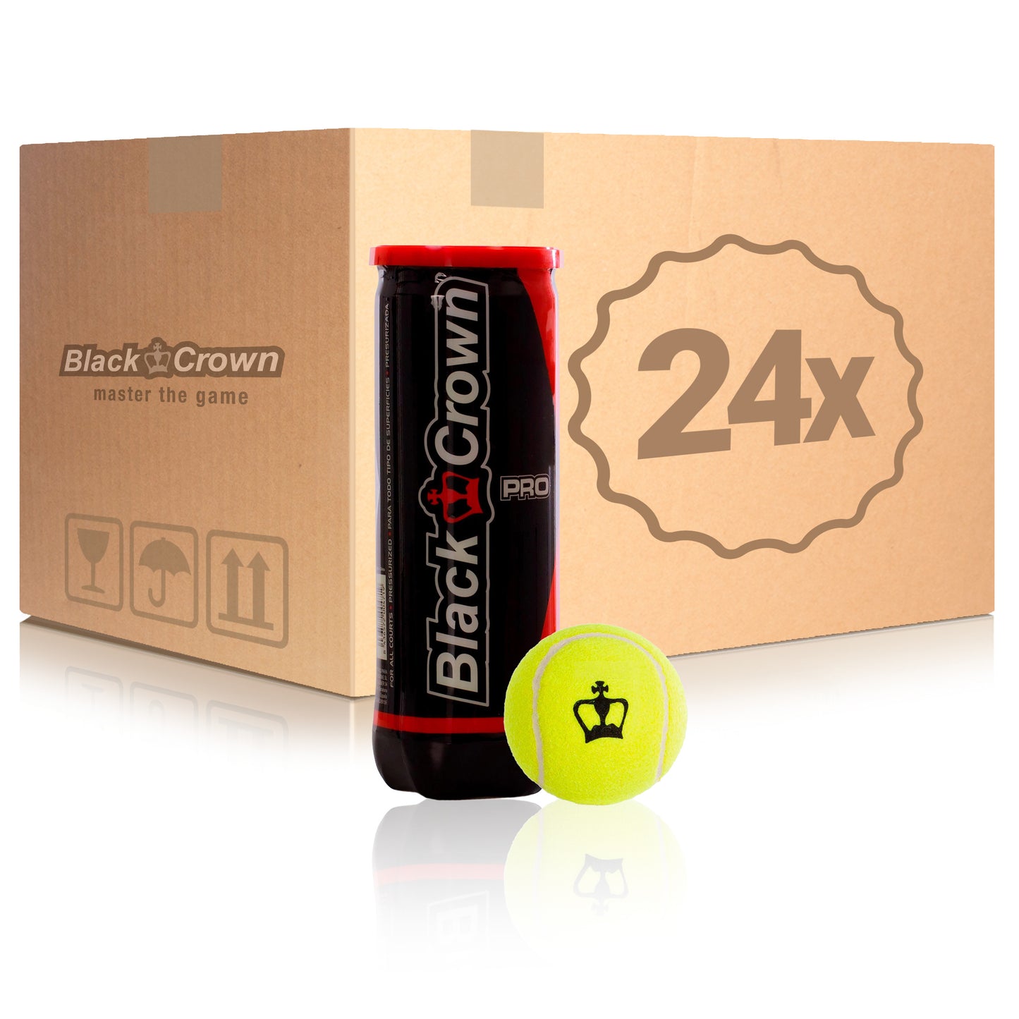 Black Crown 24x 3-pack rör Pro I kartong Black Crown 24x 3-pack rör Pro I kartong