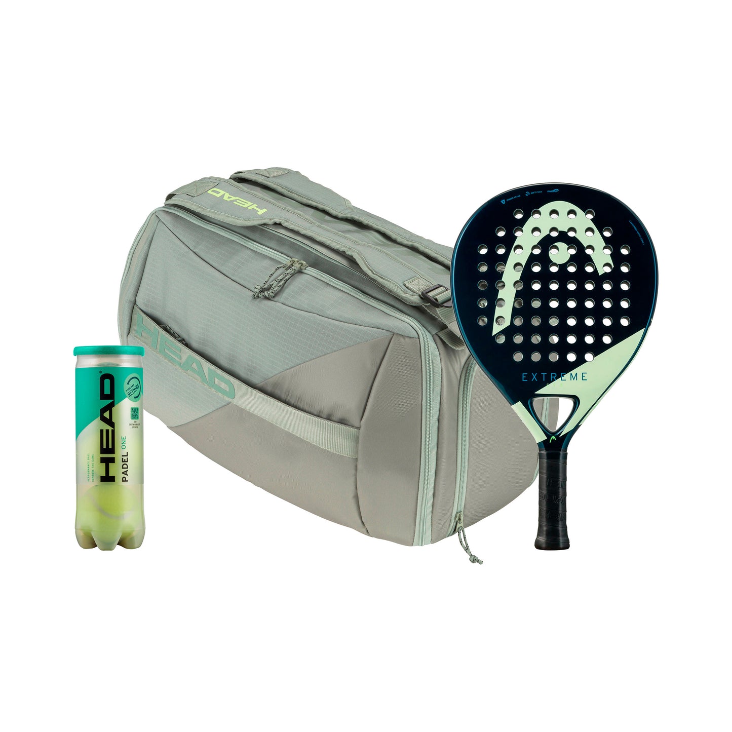 HEAD Evo Extreme 2025 Plus racketväska, Plus bollrör HEAD Evo Extreme 2025 Plus racketväska, Plus bollrör