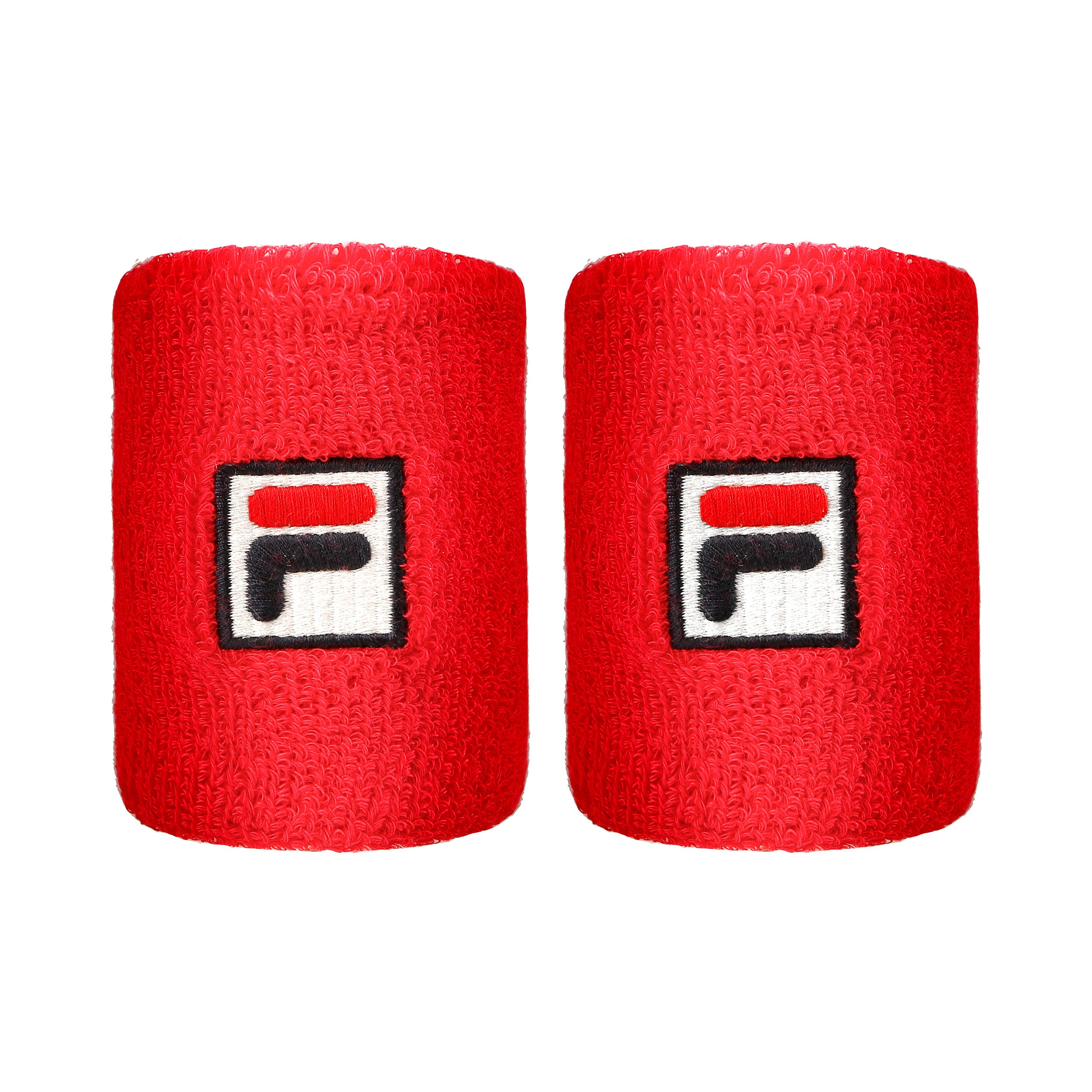 Fila Osten Svettband 2-pack Unisex - röd, vit