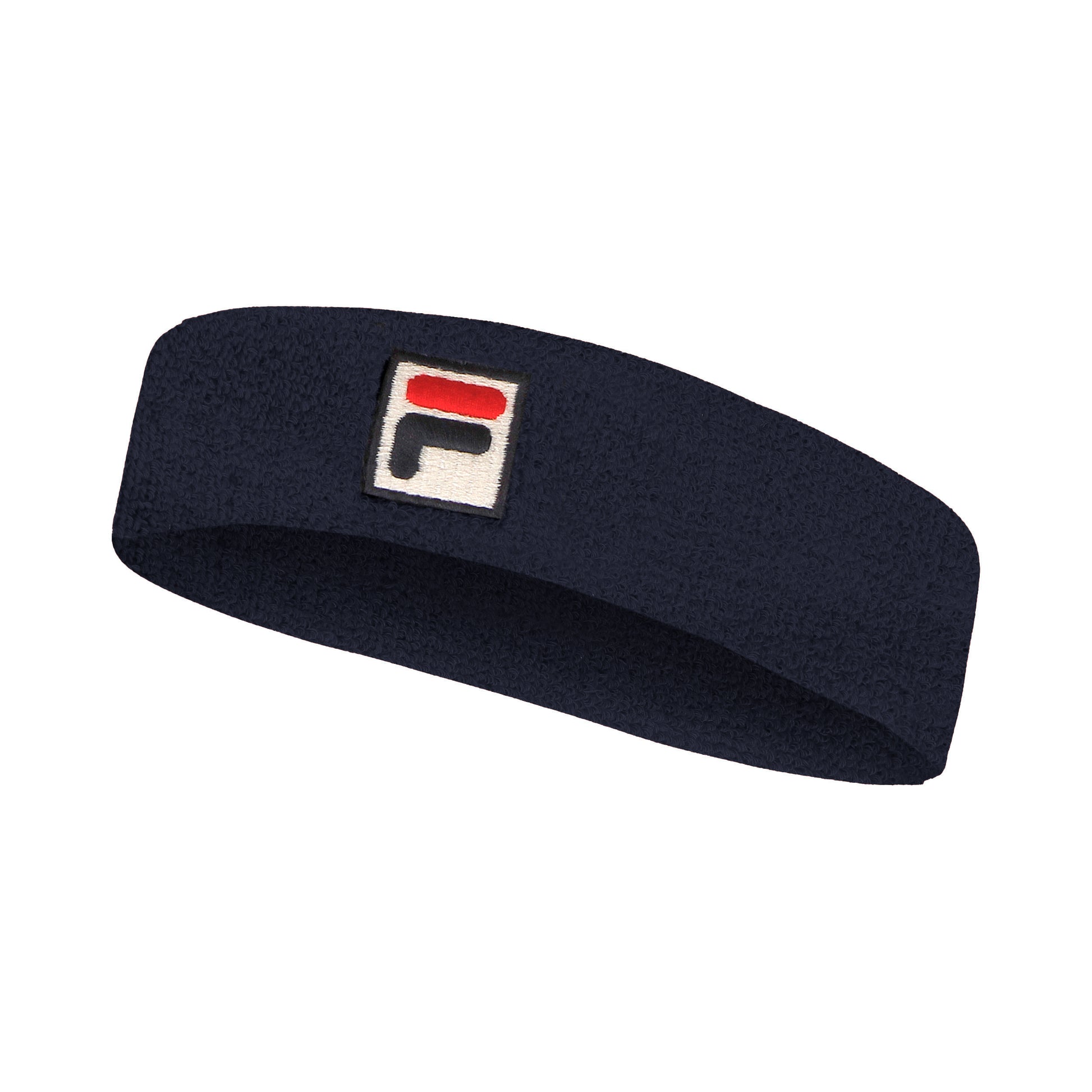 Fila Flexby Pannband Unisex - mörkblå, vit