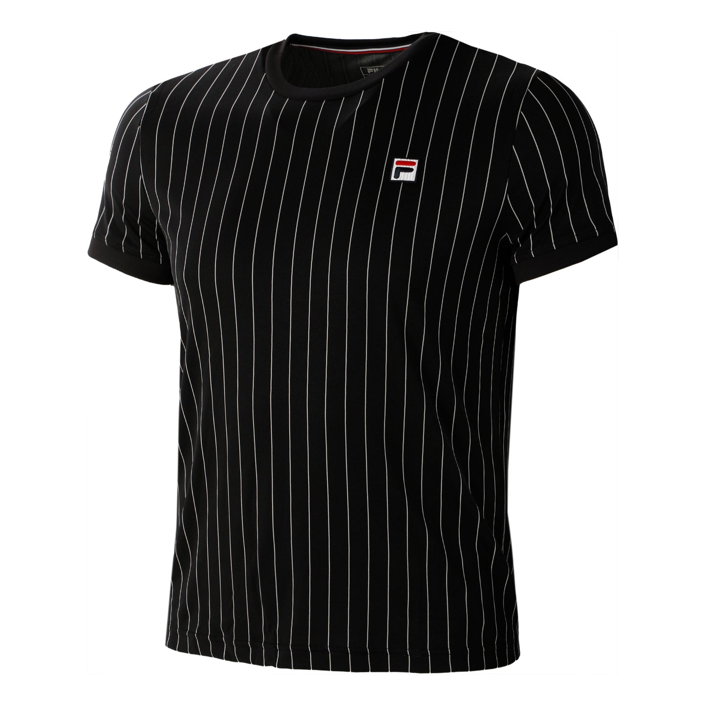 Fila Stripes T-shirt Herrar-Svart,Vit