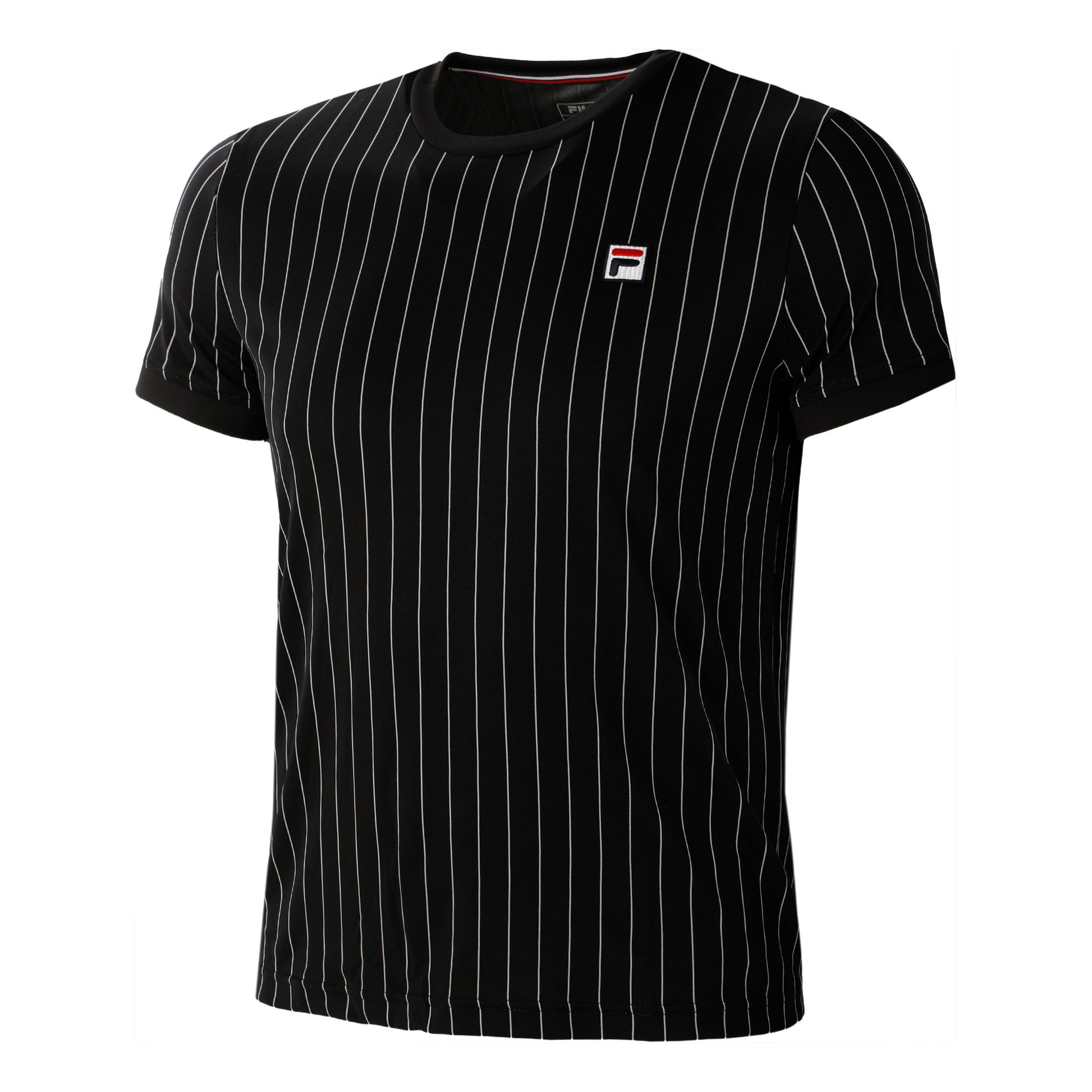 Fila Stripes T-shirt Herrar-Svart,Vit