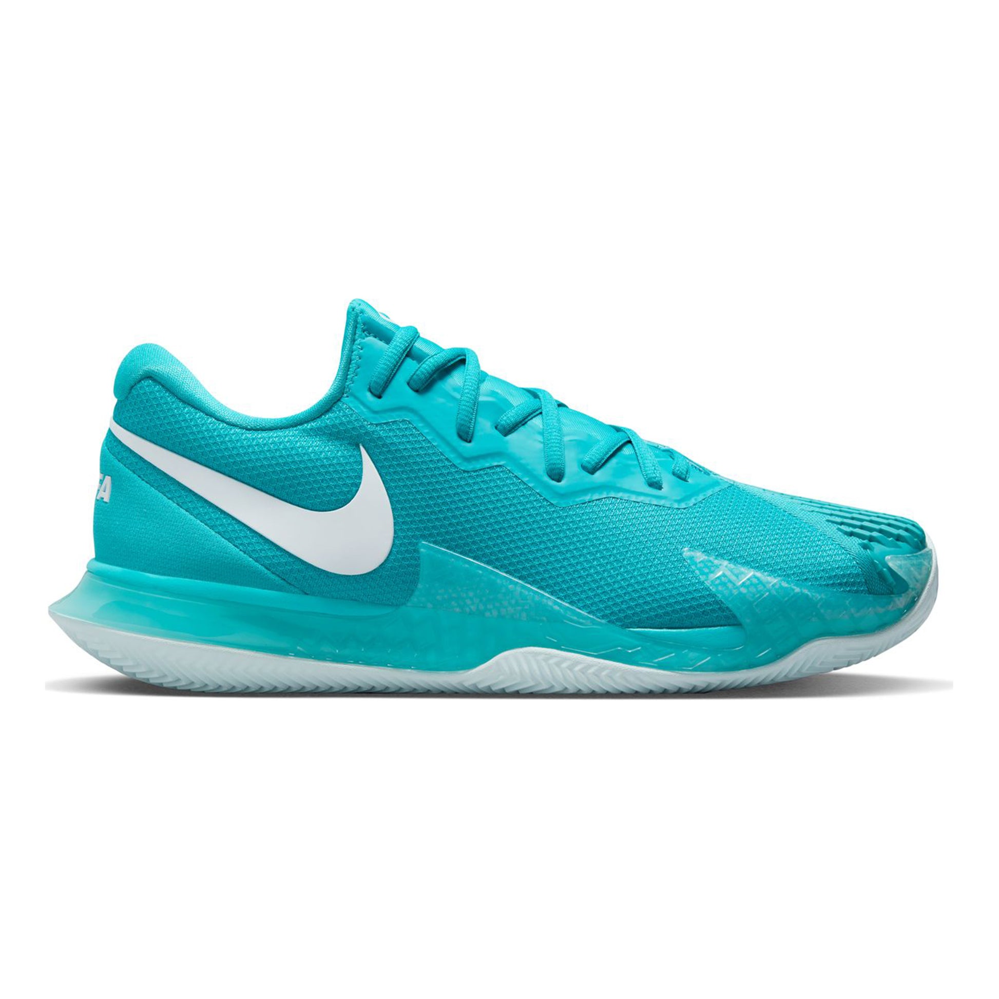 Nike Air Zoom Vapor Cage 4 Rafa Sko För Grus Herrar-Turkos,Vit