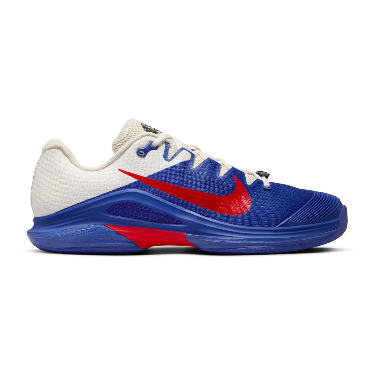 Nike Zoom Vapor 12 PRM Allroundsko - mörkblå, creme