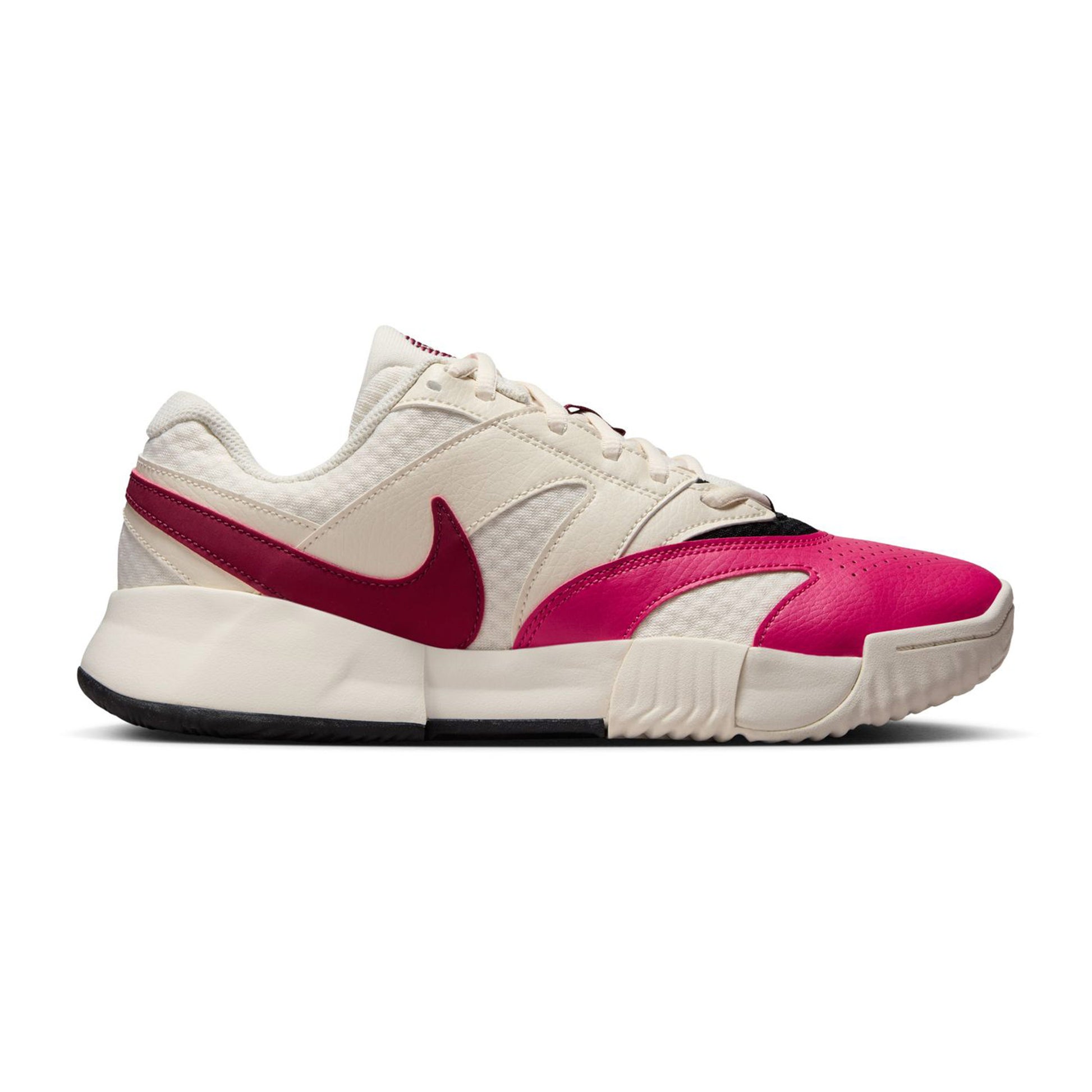 Nike Court Lite 4 Sko För Grus Damer-Creme,Röd