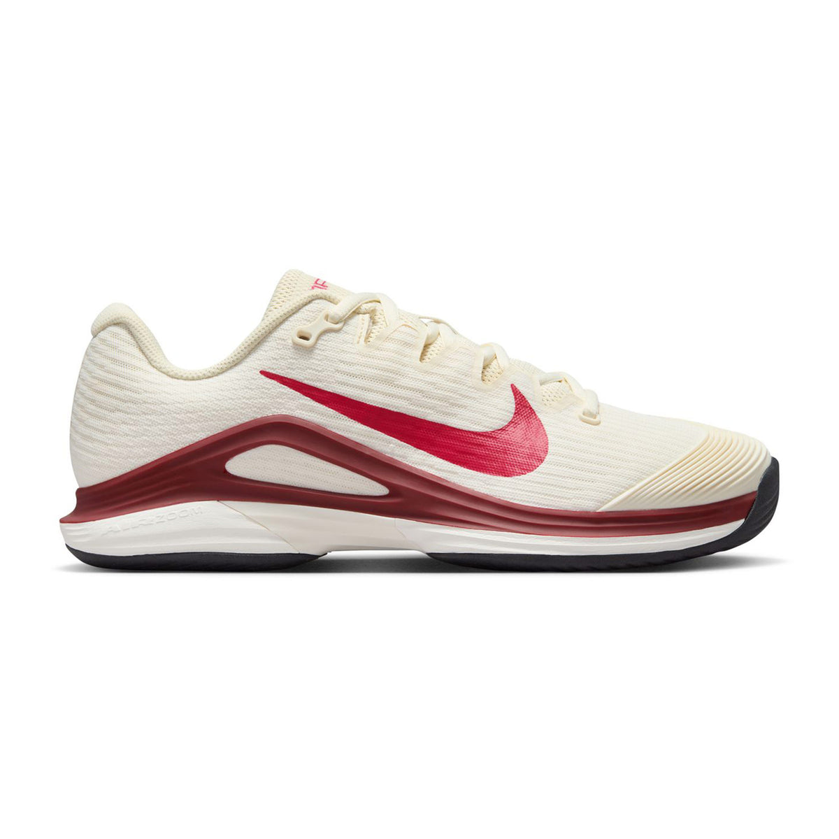 Nike Vapor 12 Allroundsko Damer-Creme,Röd