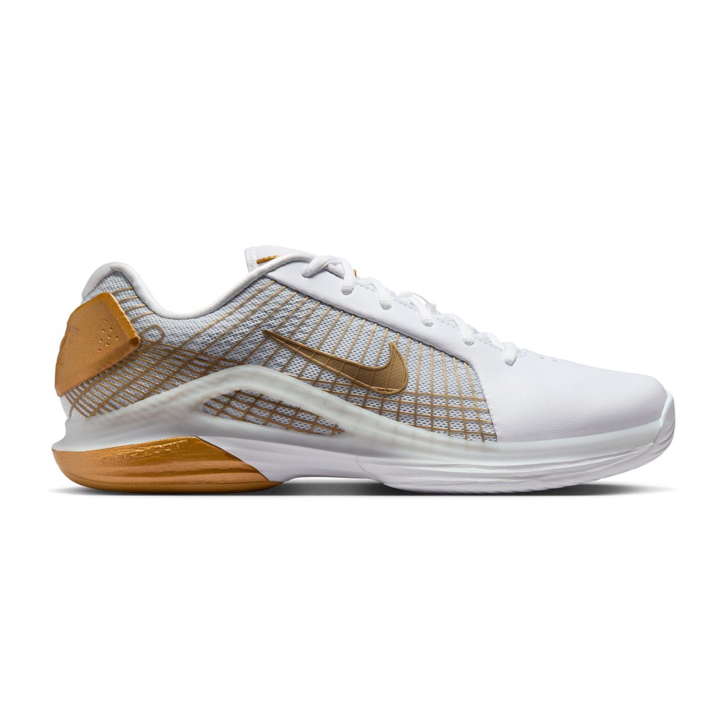 Nike Vapor 12 Hypersmash Allroundsko Herrar - vit, guld