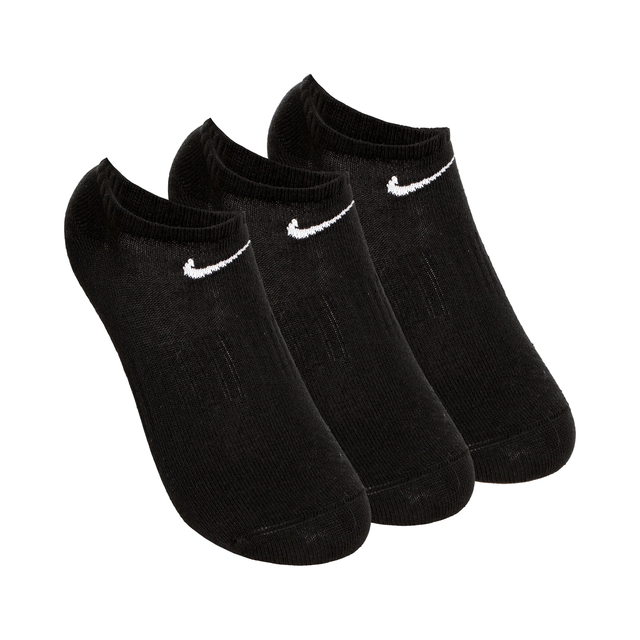 Nike Everyday Lightweight Tennisstrumpor 3-pack Unisex - svart, vit