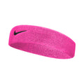 Swoosh Pannband Unisex - neonpink, svart