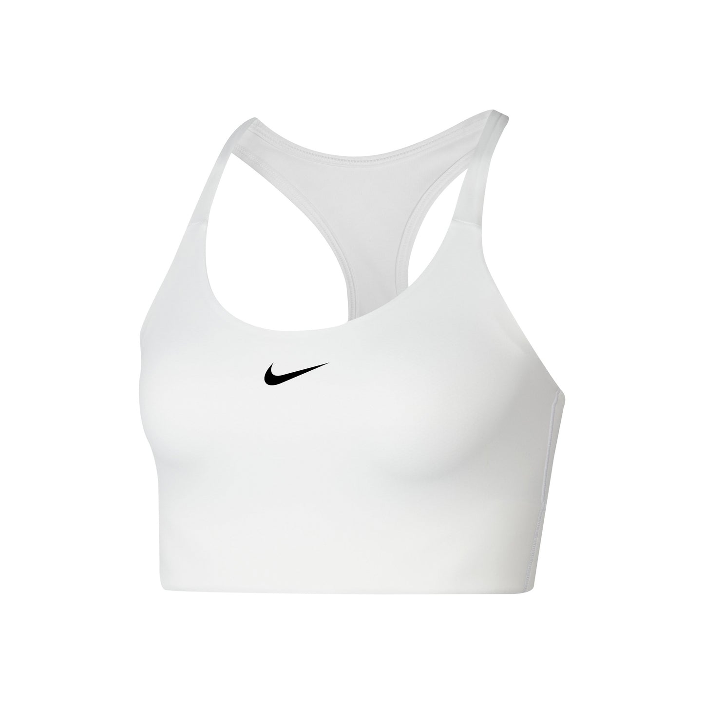 Nike Dri-Fit Swoosh Sport-behå Damer - vit,