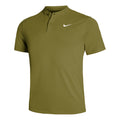 Dri-Fit Court Blade Solid Polo Herrar - oliv,