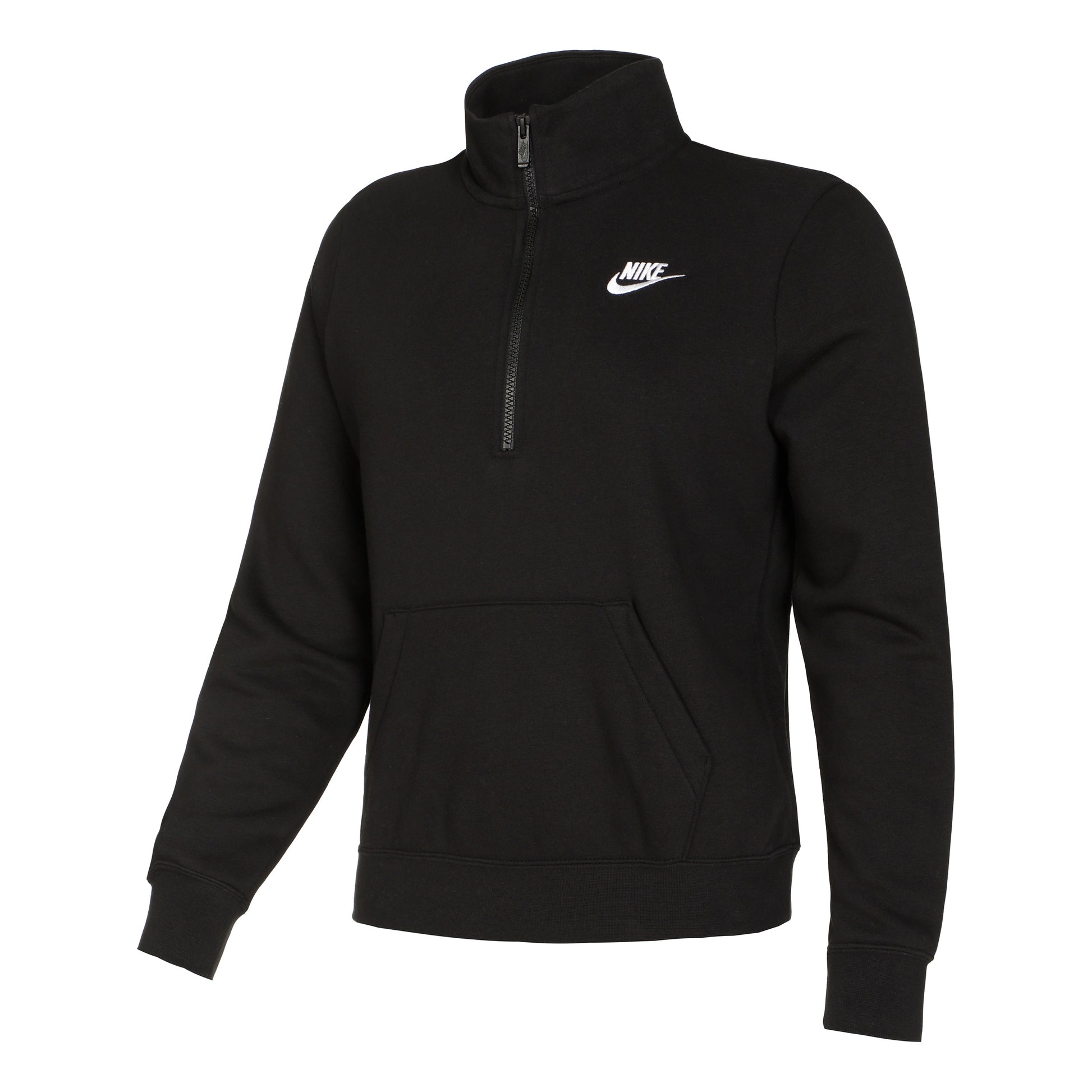 Nike New Sportswear Club Half-Zip Tröja Damer - svart,