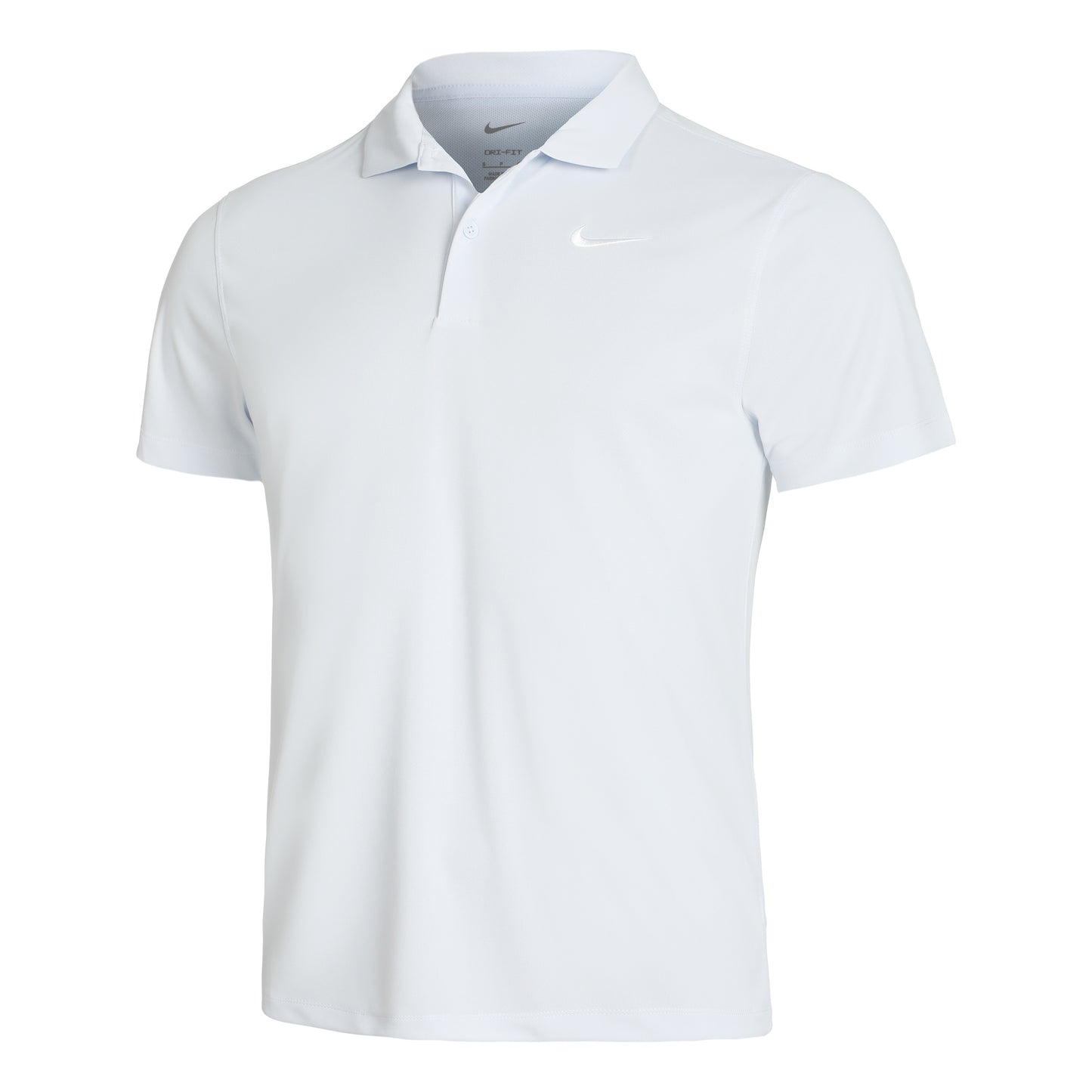 Nike Dri-Fit Victory Court Solid Polo Herrar - vit, ljusgrå