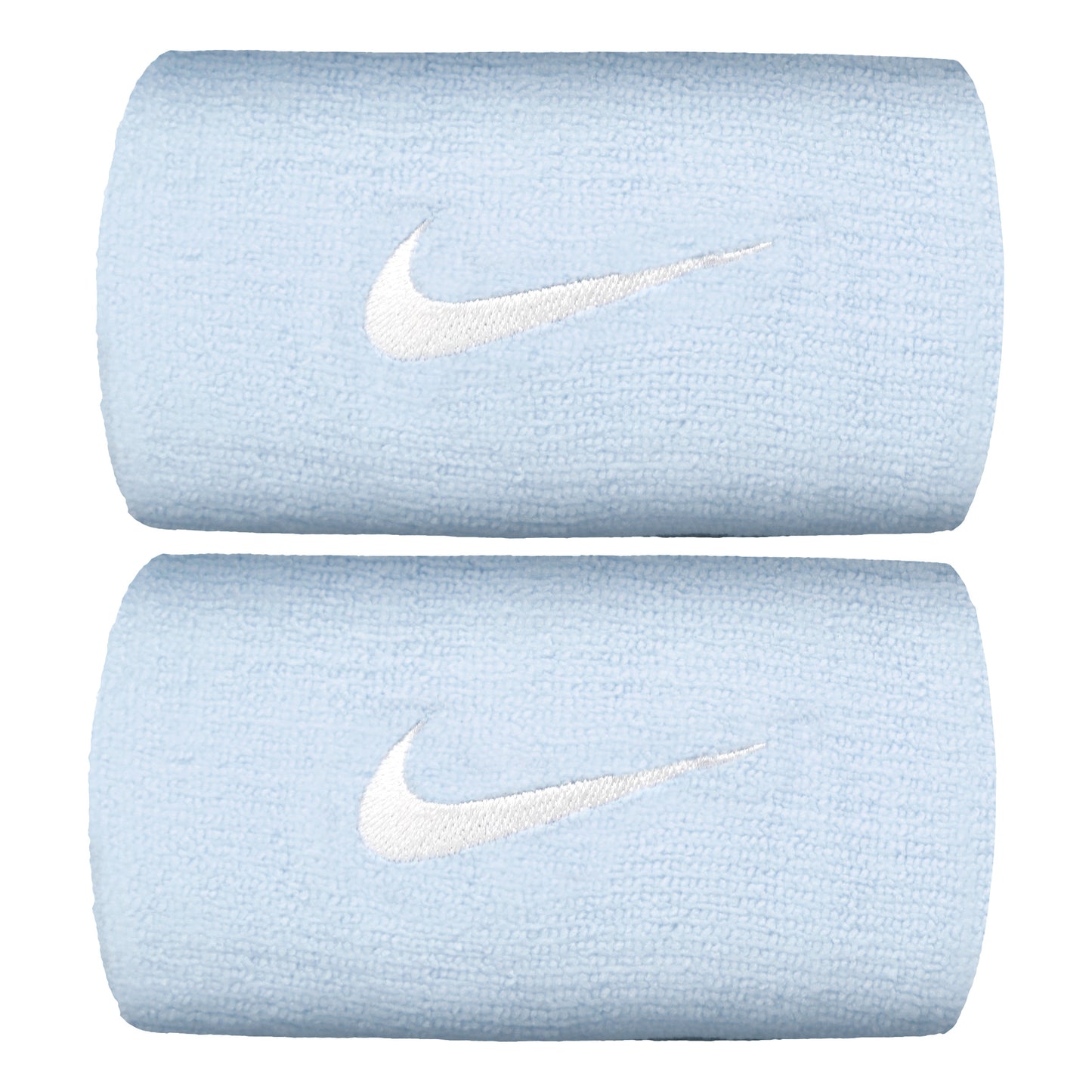 Nike Premier DW Svettband 2-pack lång - ljusblå, vit