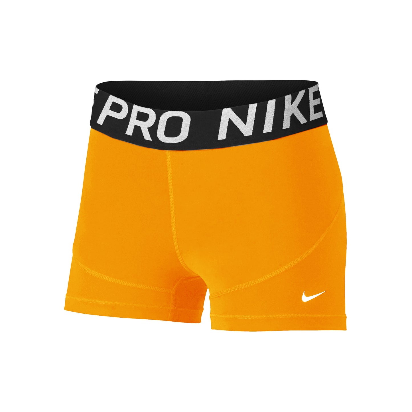 Nike Dri-Fit Big Kids 3in Shorts Flickor-orange,svart