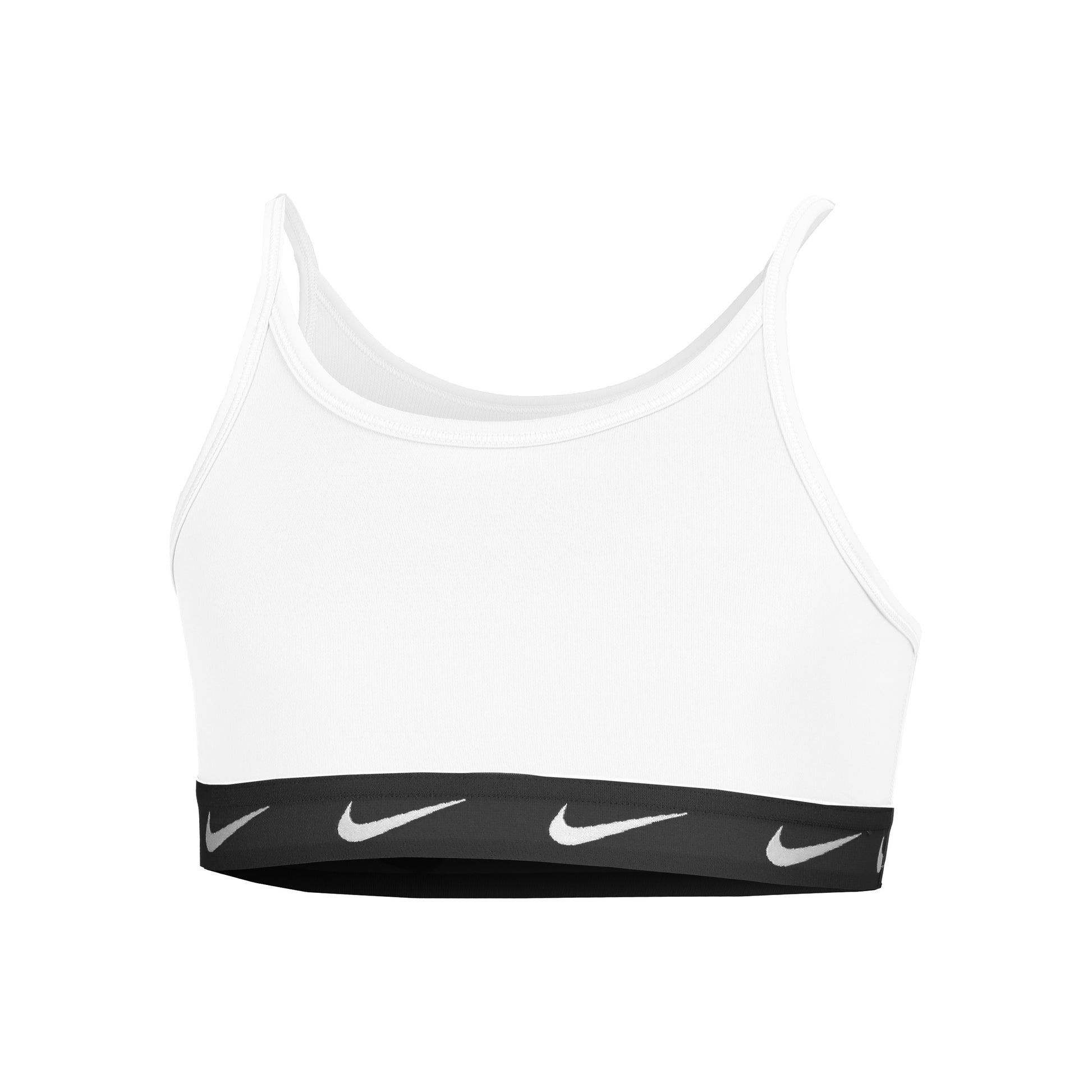 Nike Dri-Fit One Big Sport-behå Flickor - vit, svart