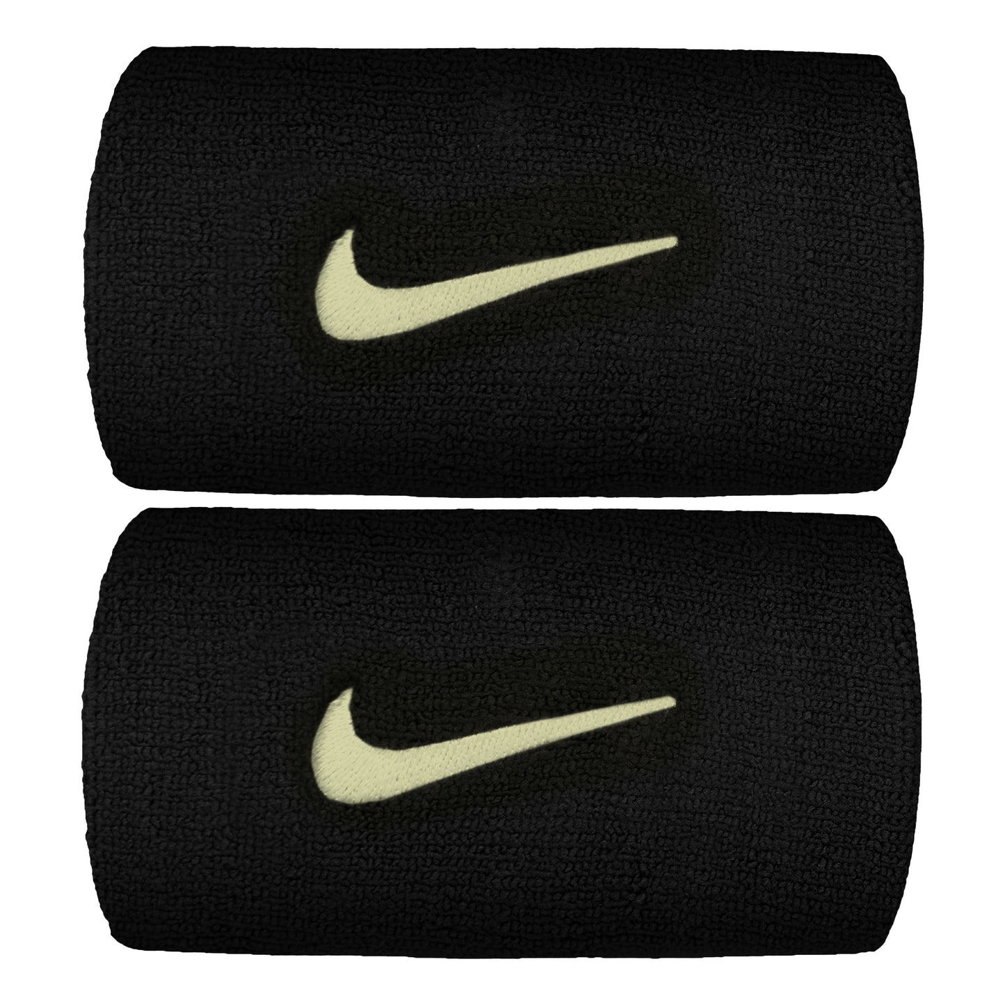 Nike Premier DW Svettband 2-pack lång - svart, neongul