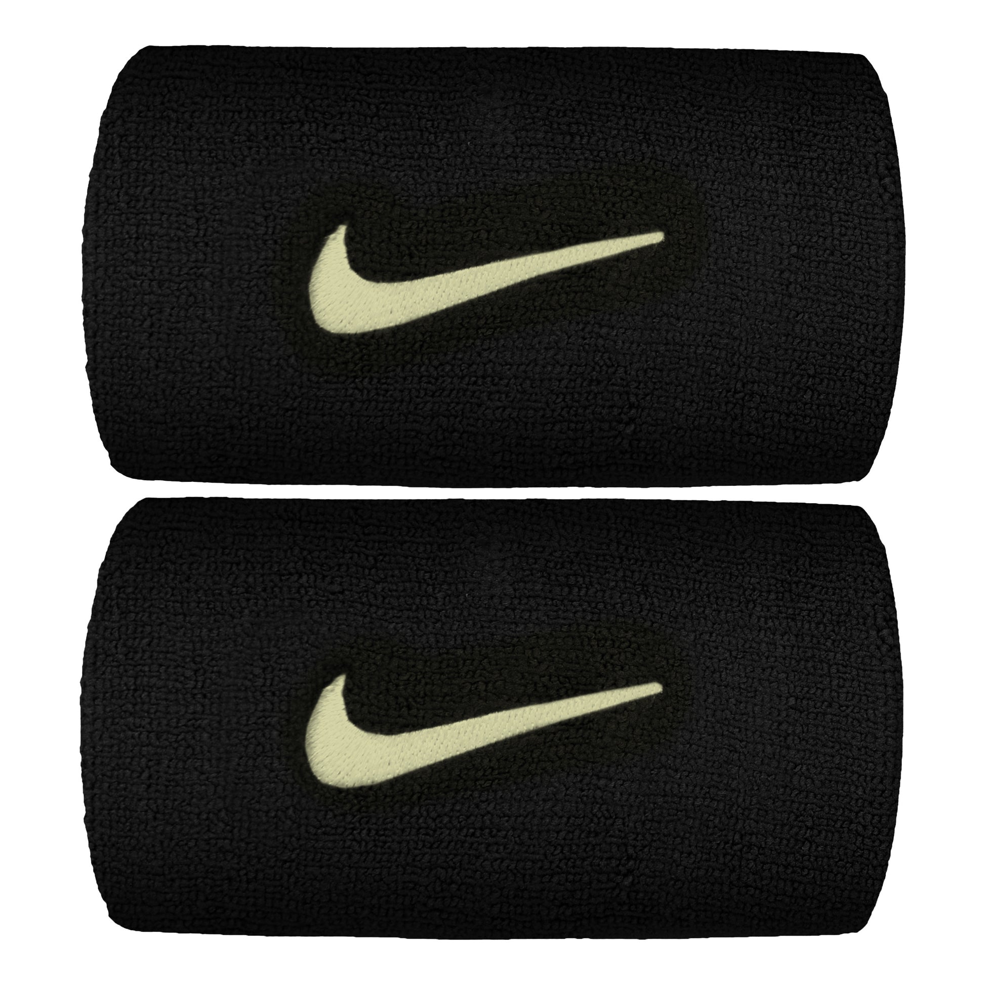 Nike Premier DW Svettband 2-pack lång - svart, neongul