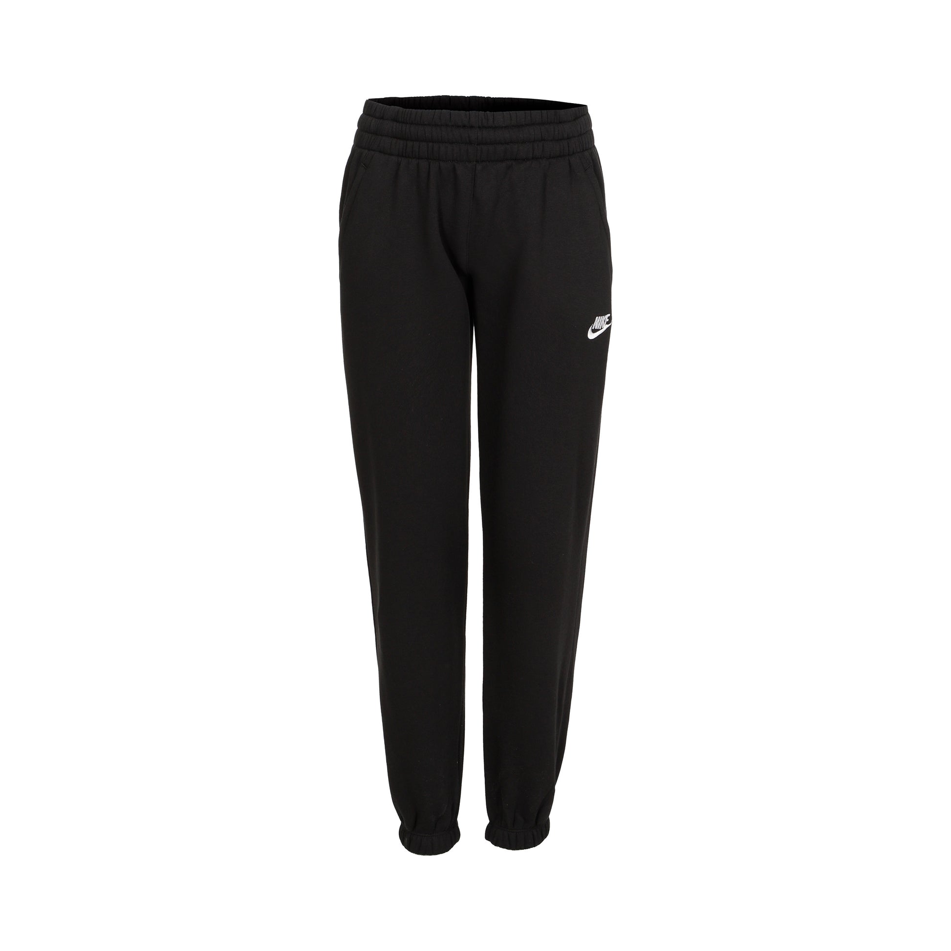 Nike Club Fleece Loose Träningsbyxa Flickor-Svart,Vit