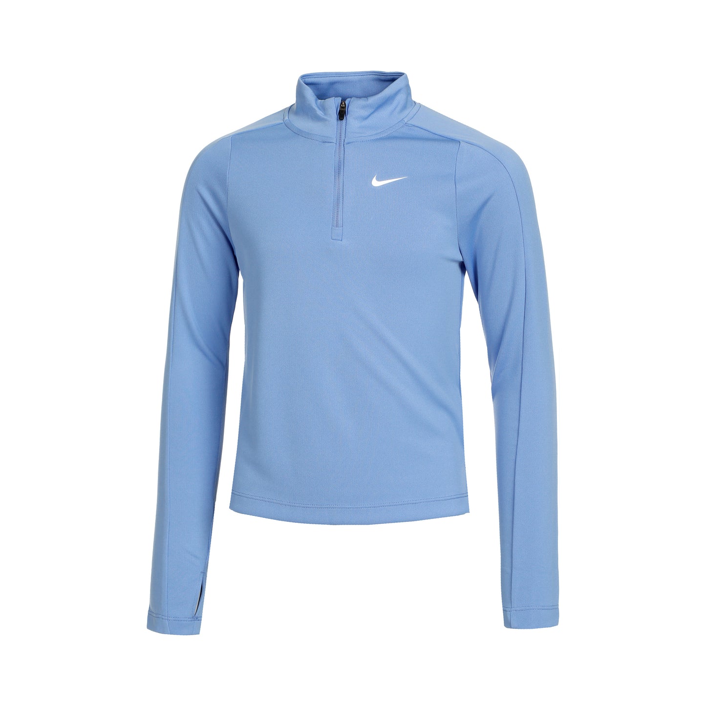 Nike Dri-Fit Half-Zip Långärmat Flickor - ljusblå,