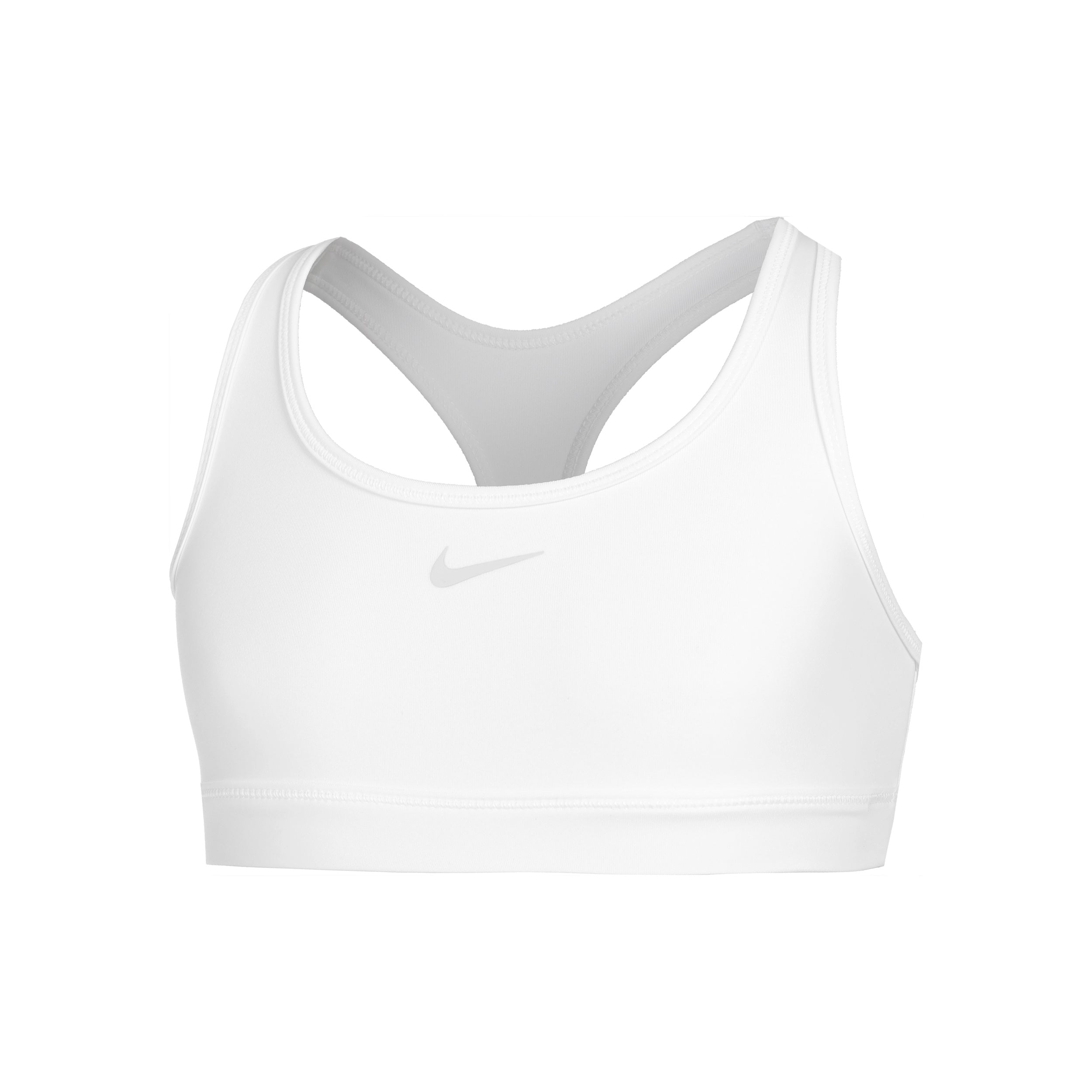 Nike Dri-Fit Swoosh Sport-behå Flickor-Vit